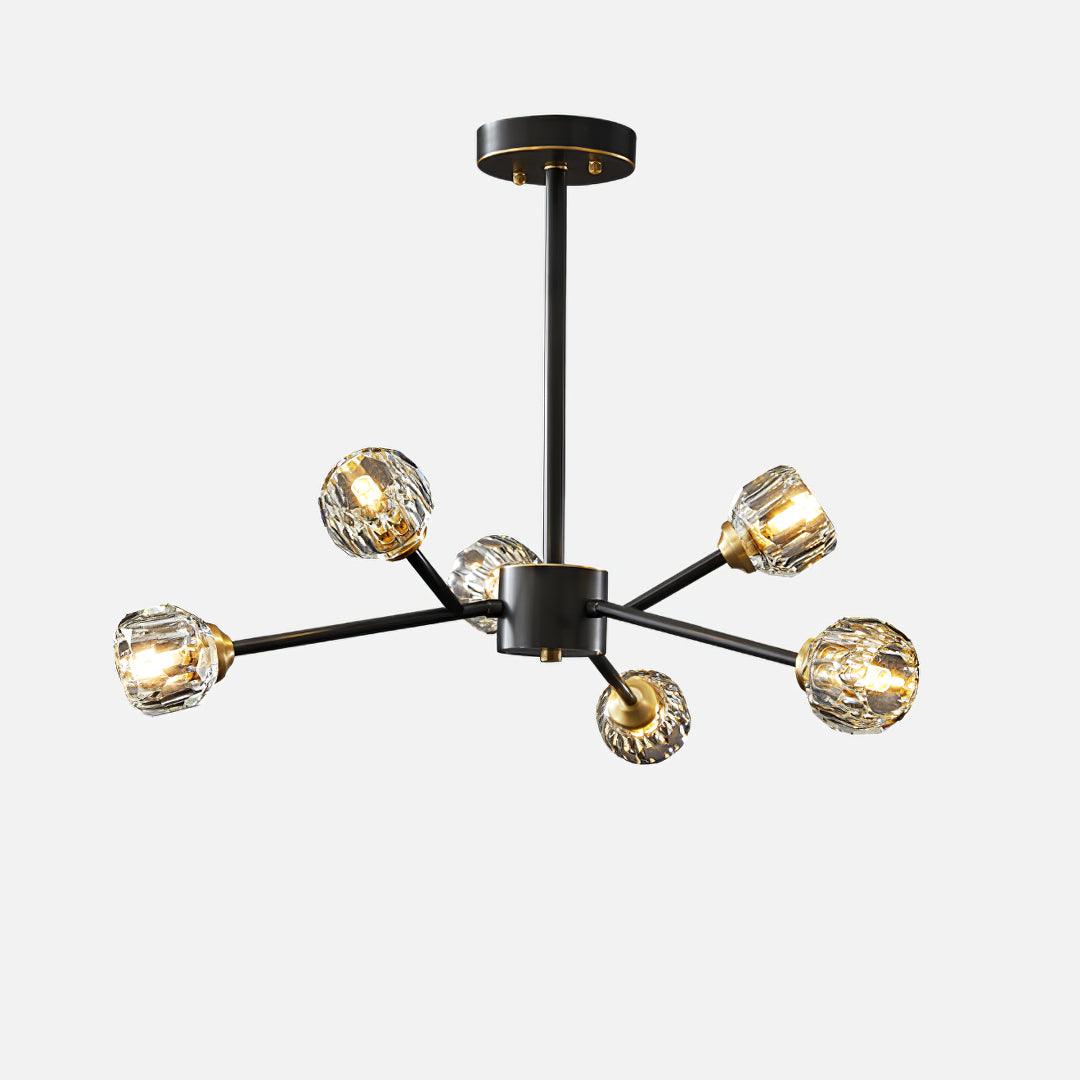 Crystal Ball Round Cluster Chandelier - Letslighting