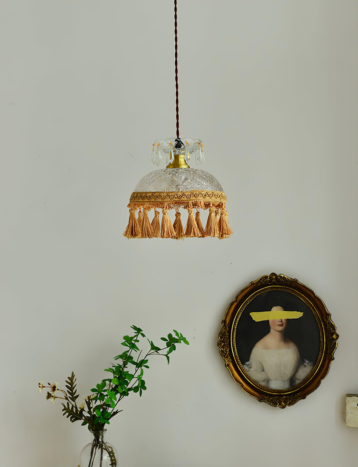Bowl Tassel Pendant Light - Letslighting
