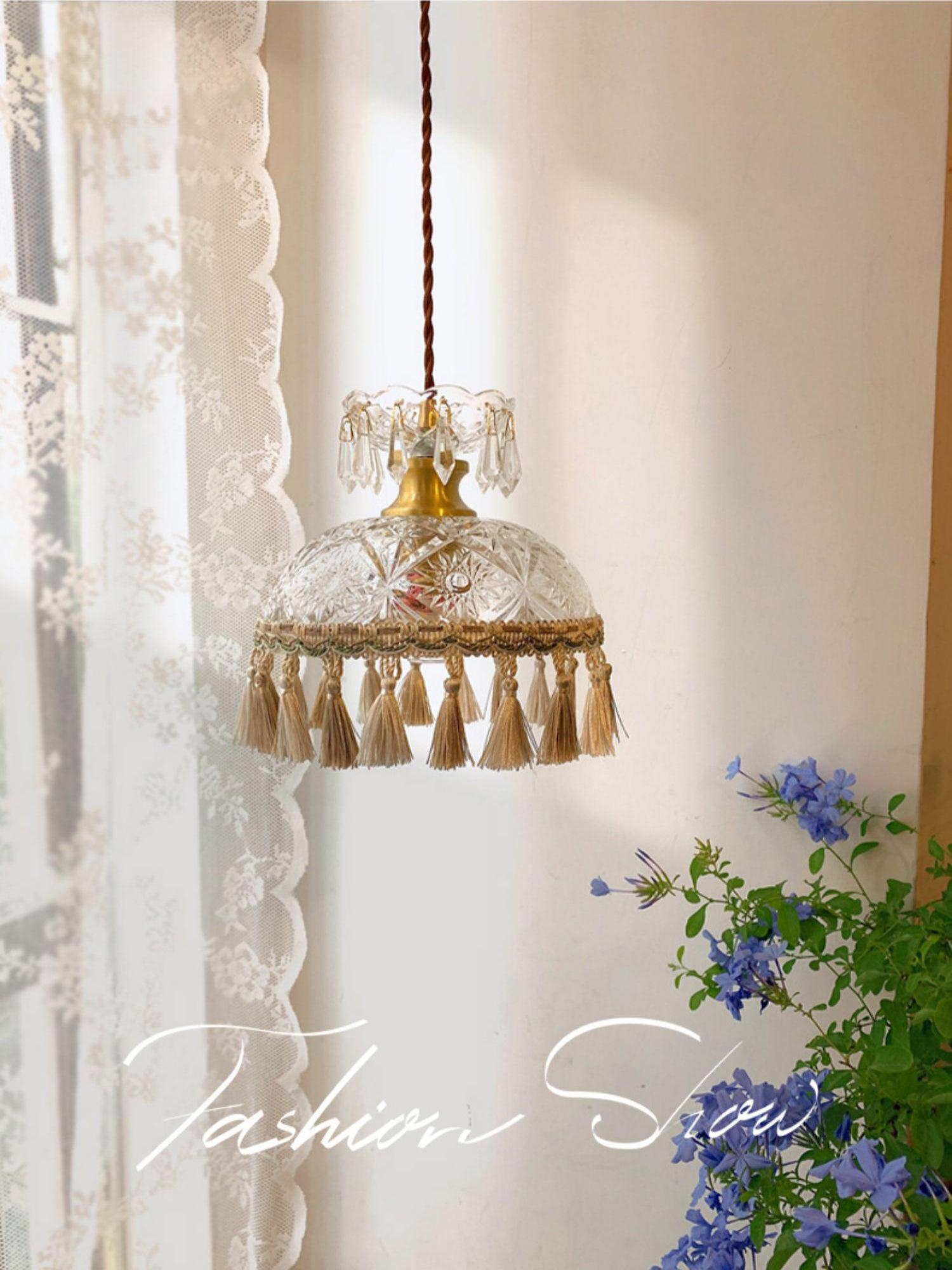 Bowl Tassel Pendant Light - Letslighting