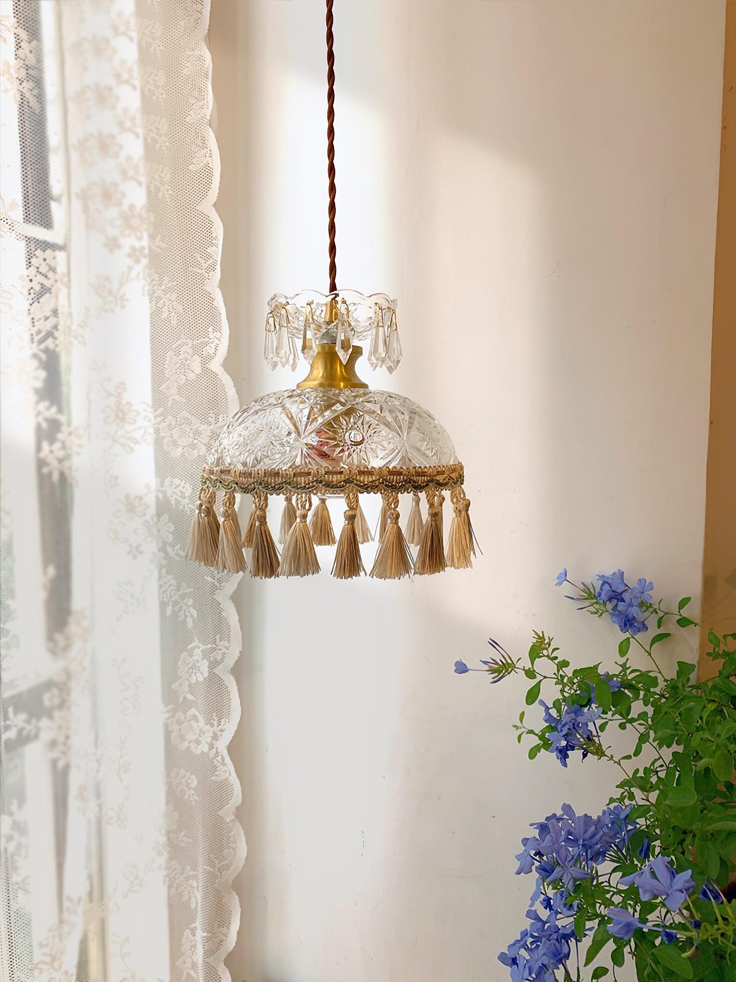 Bowl Tassel Pendant Light - Letslighting