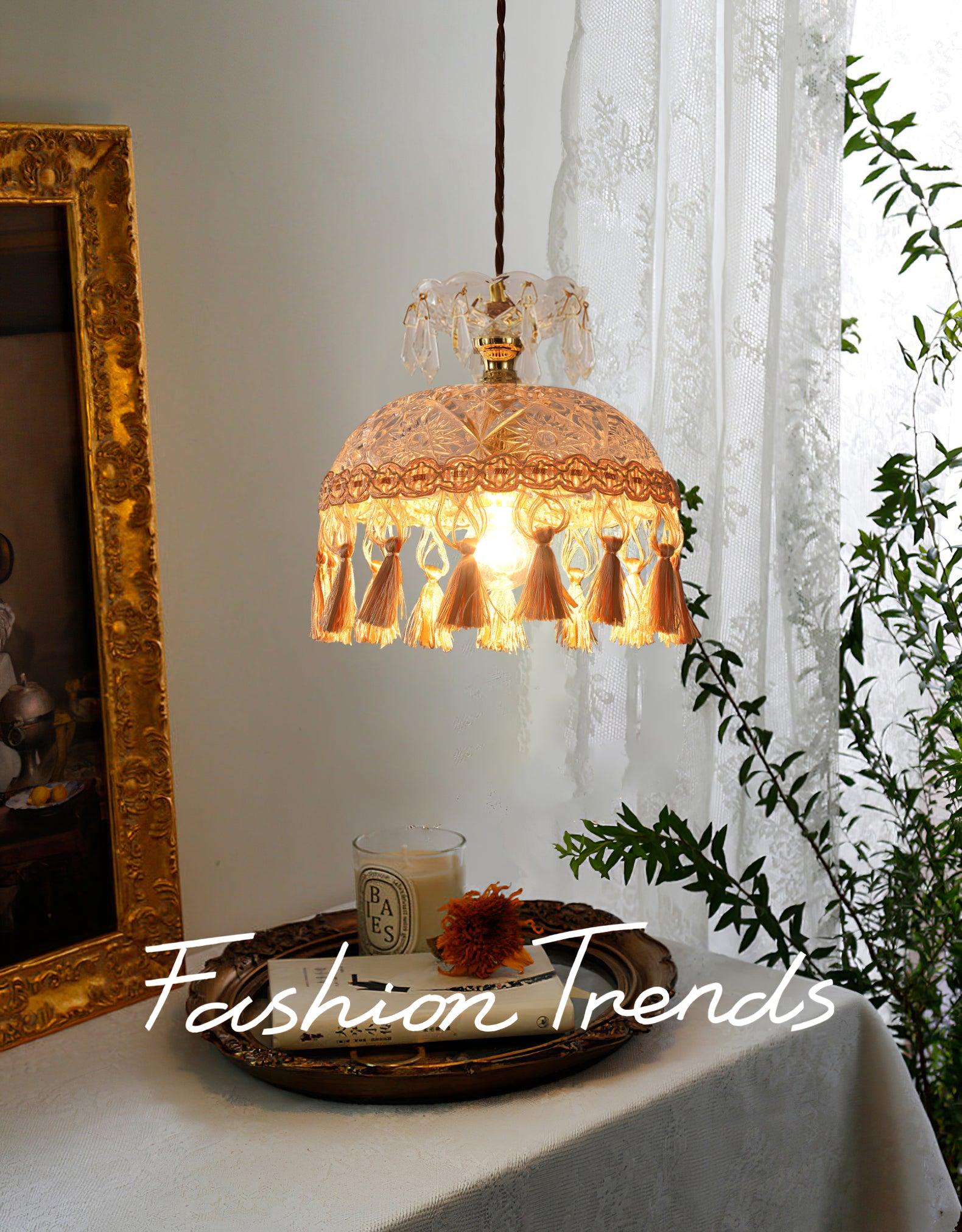 Bowl Tassel Pendant Light - Letslighting
