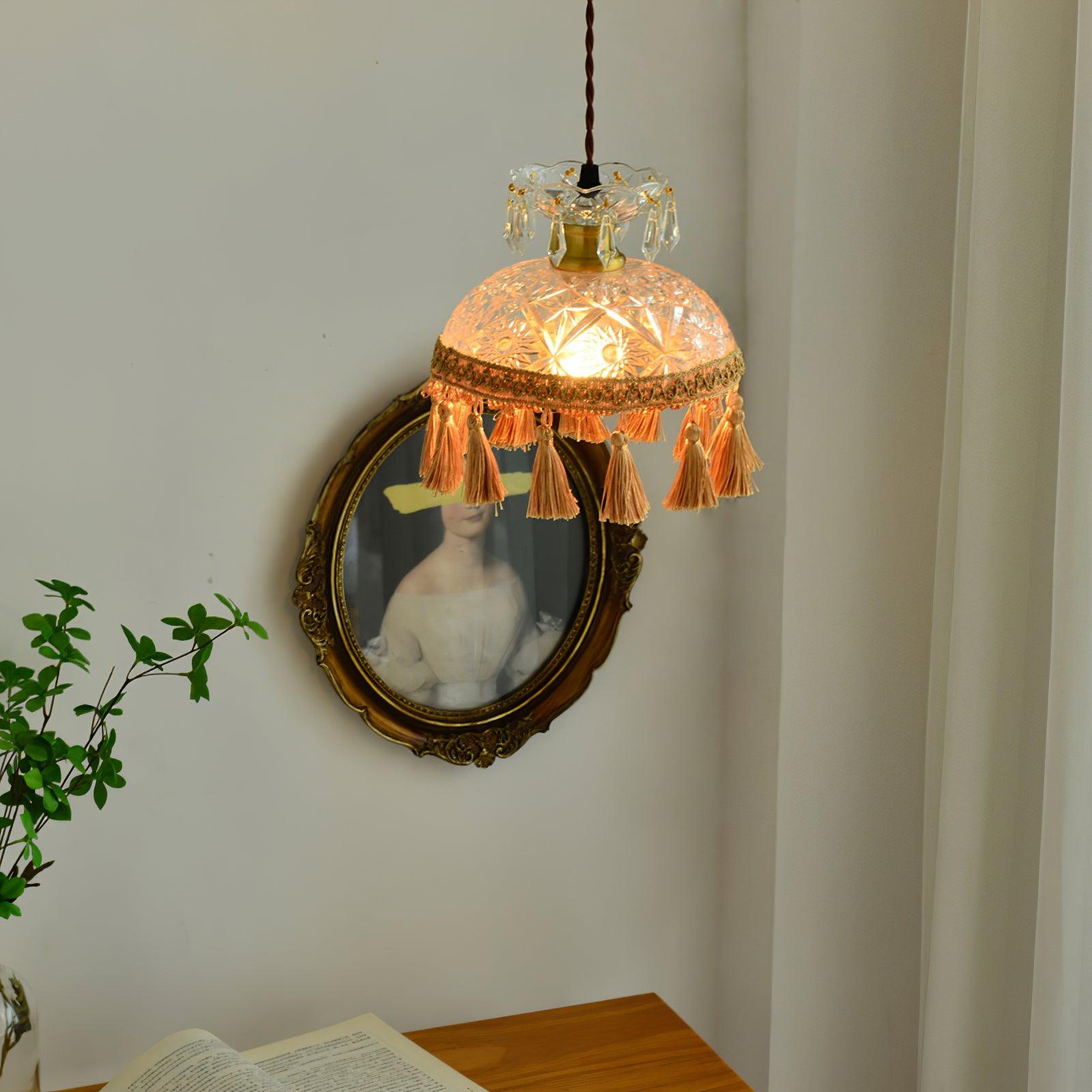 Bowl Tassel Pendant Light - Letslighting