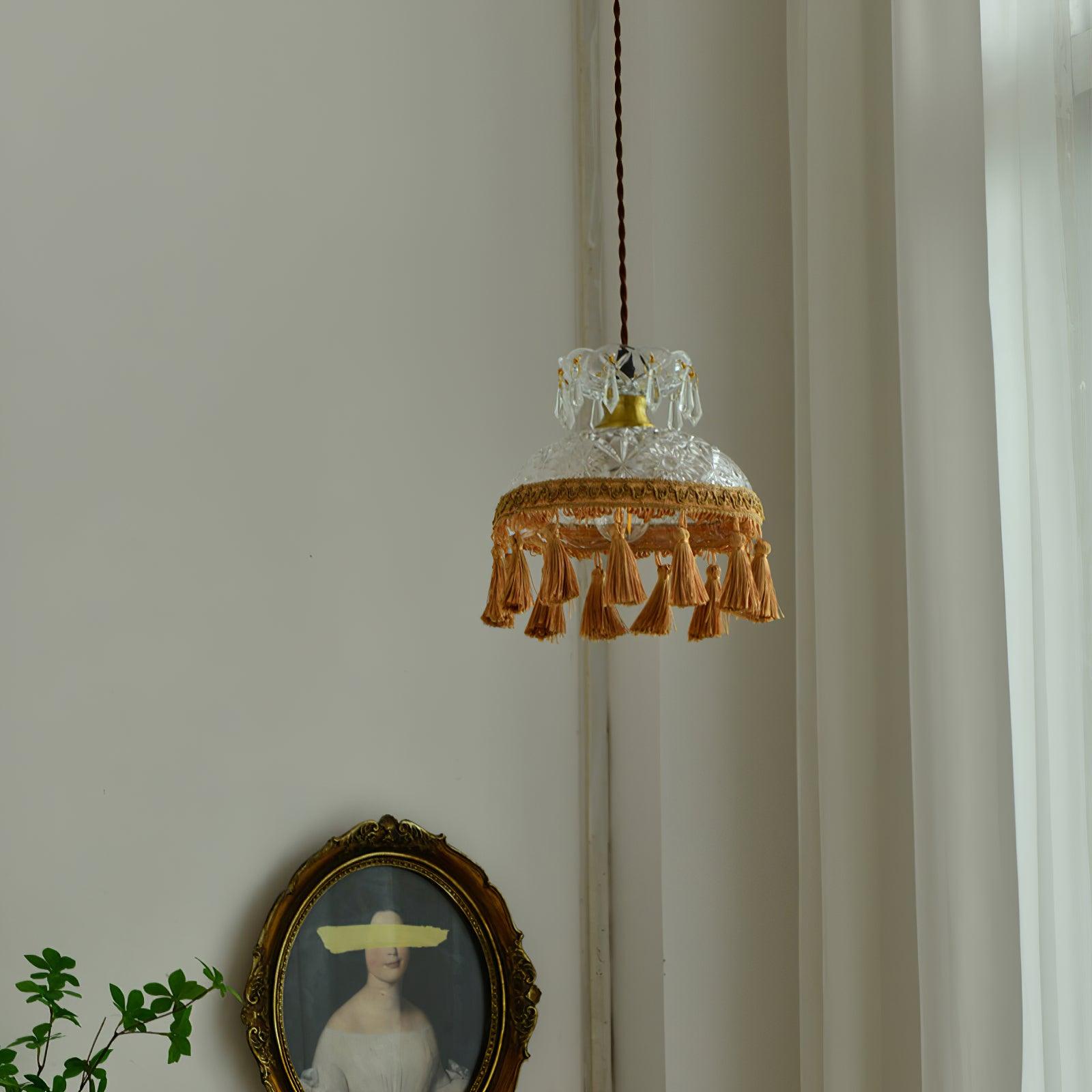 Bowl Tassel Pendant Light - Letslighting