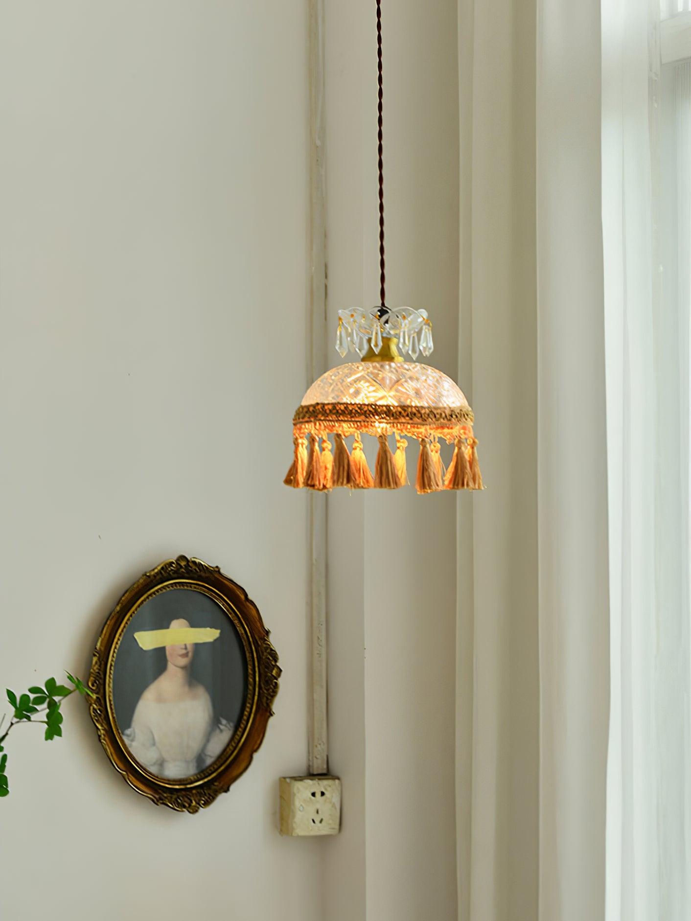 Bowl Tassel Pendant Light - Letslighting