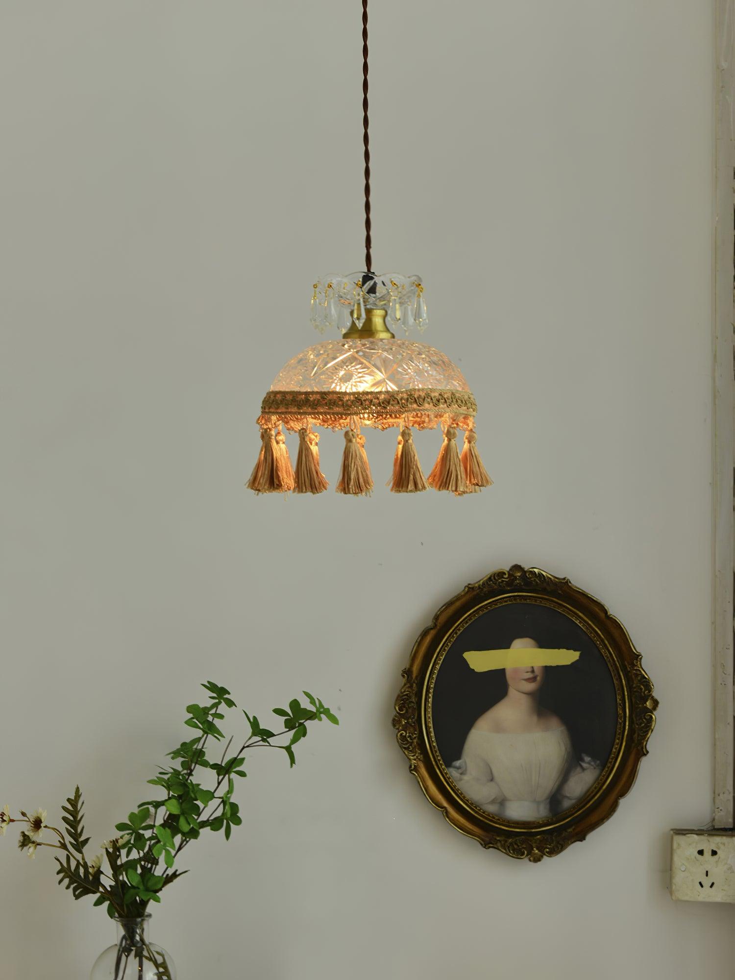 Bowl Tassel Pendant Light - Letslighting