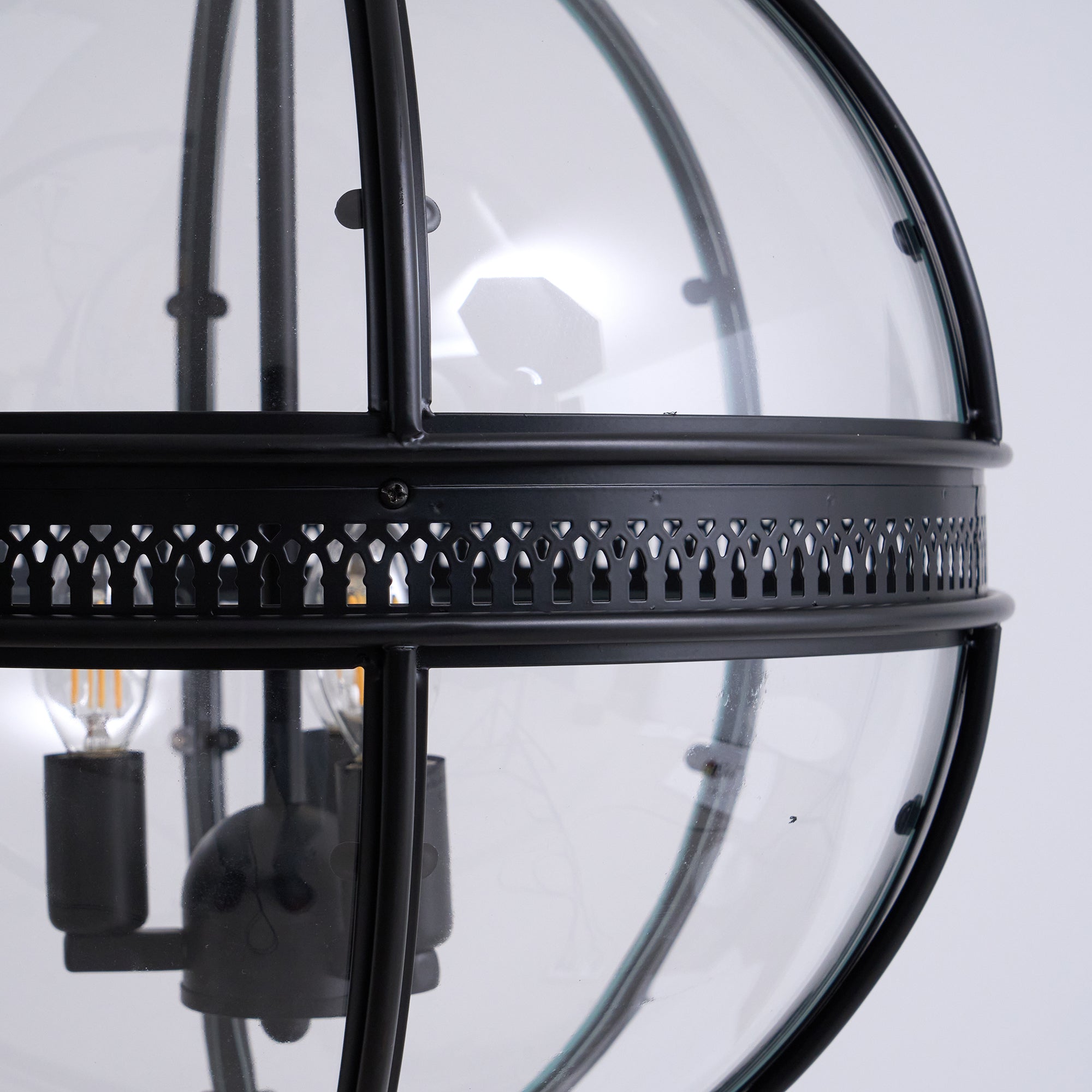 Epoch Lámpara Colgante Retro Braeden de Vidrio