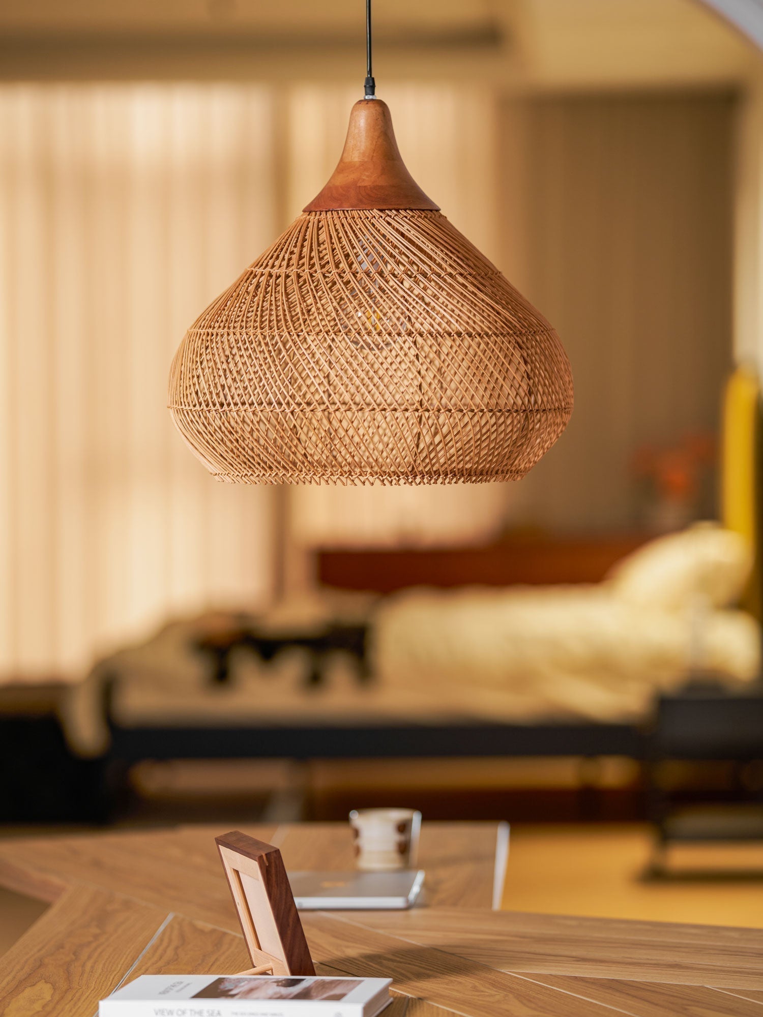 Braided Rattan Pendant Lamp - Letslighting