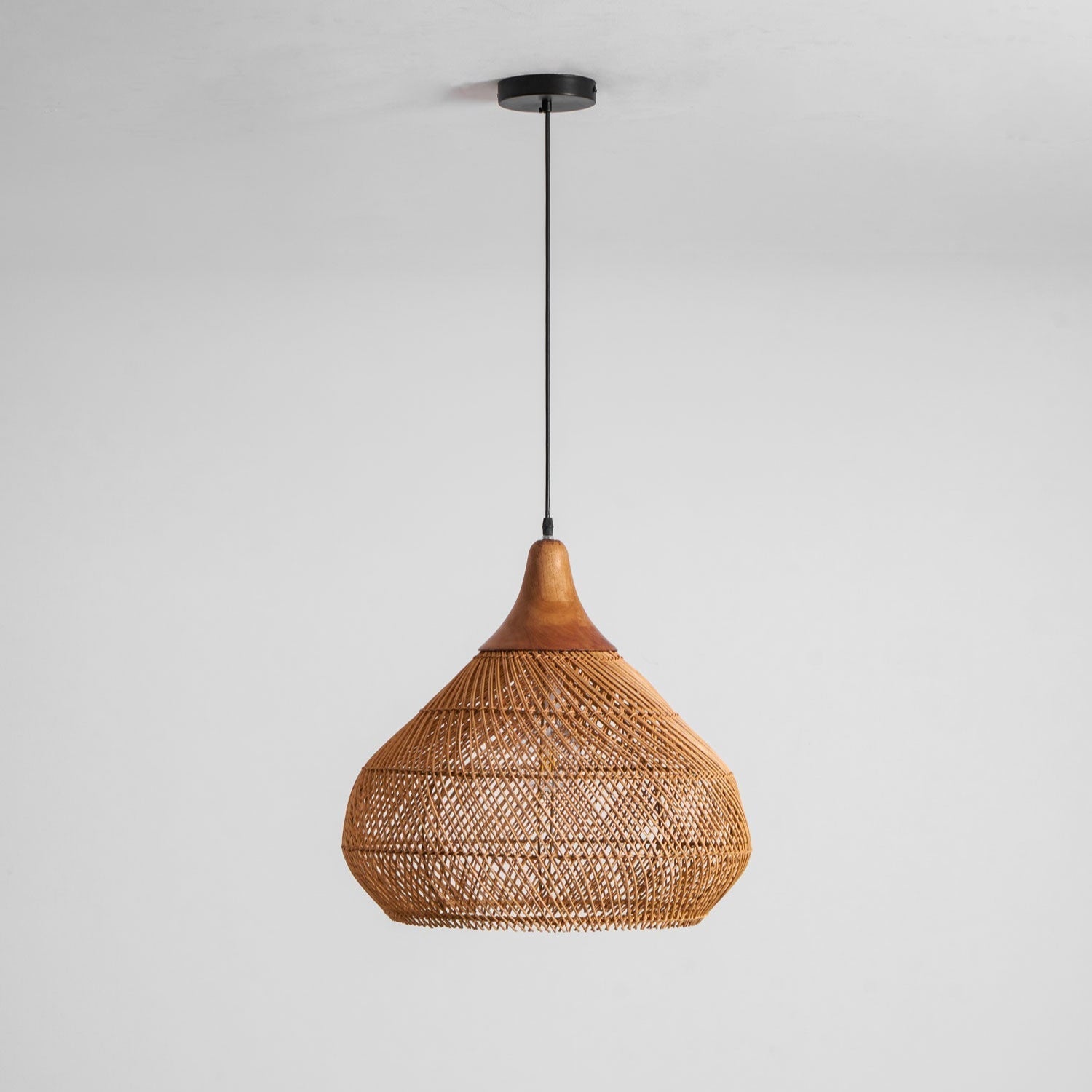 Braided Rattan Pendant Lamp - Letslighting