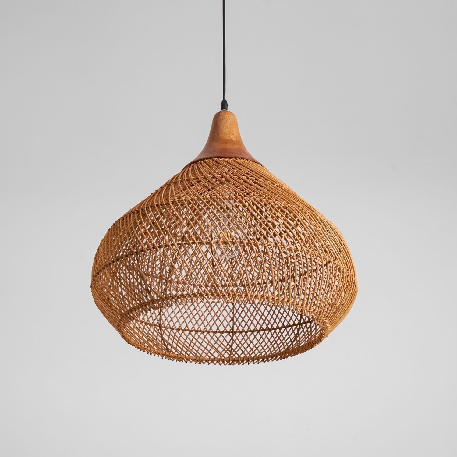 Braided Rattan Pendant Lamp - Letslighting