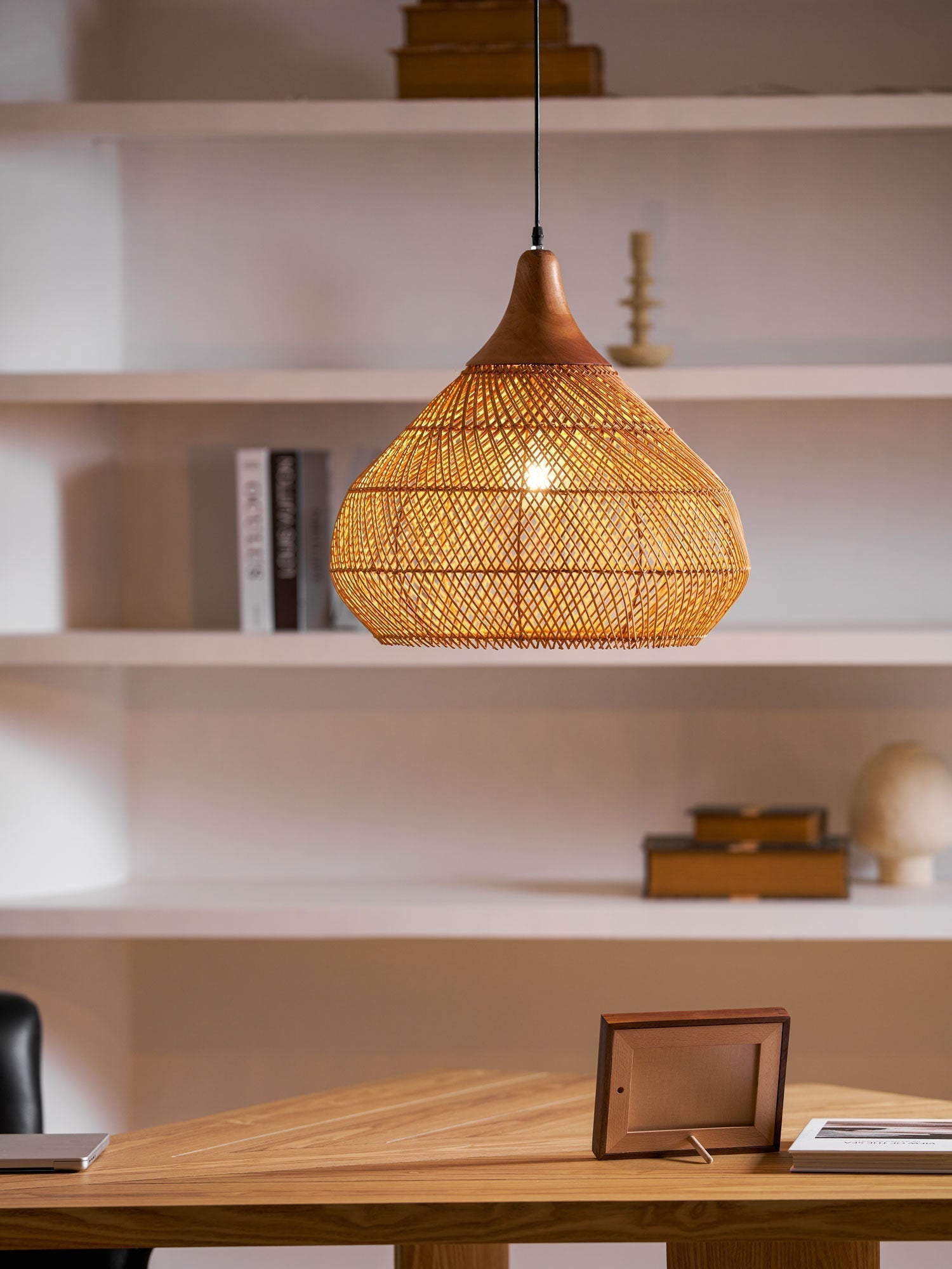 Braided Rattan Pendant Lamp - Letslighting