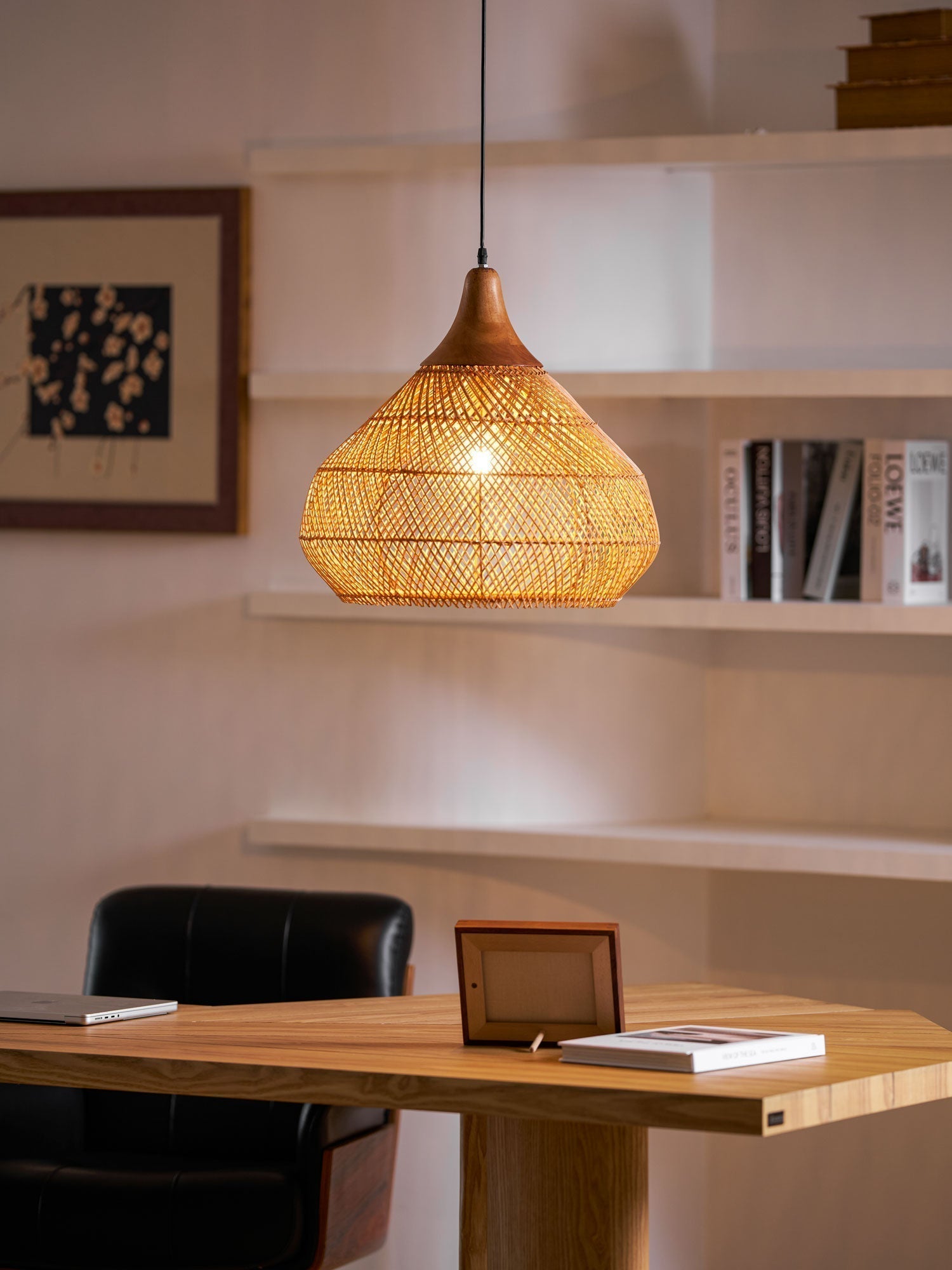 Braided Rattan Pendant Lamp - Letslighting