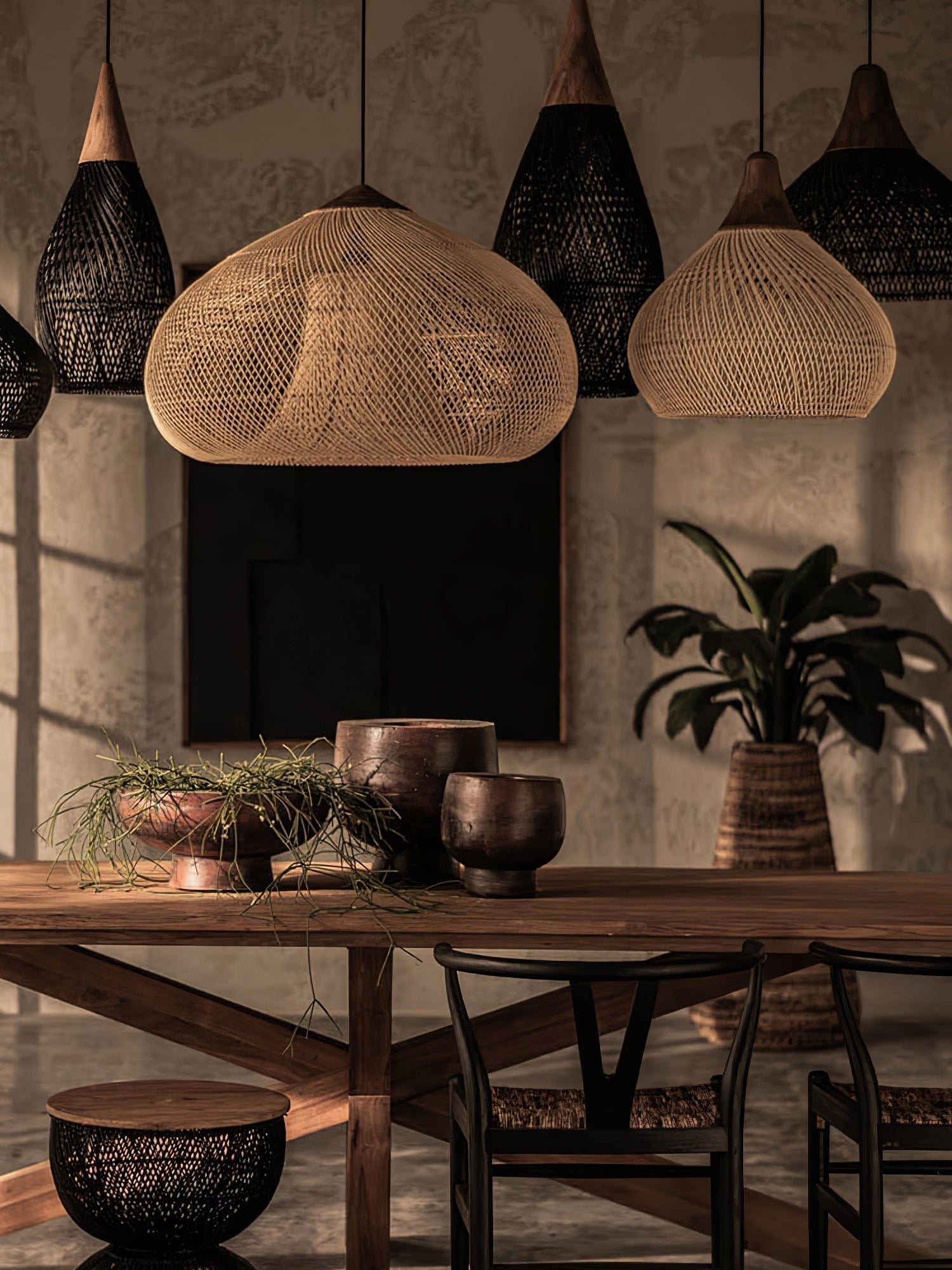 Braided Rattan Pendant Lamp - Letslighting