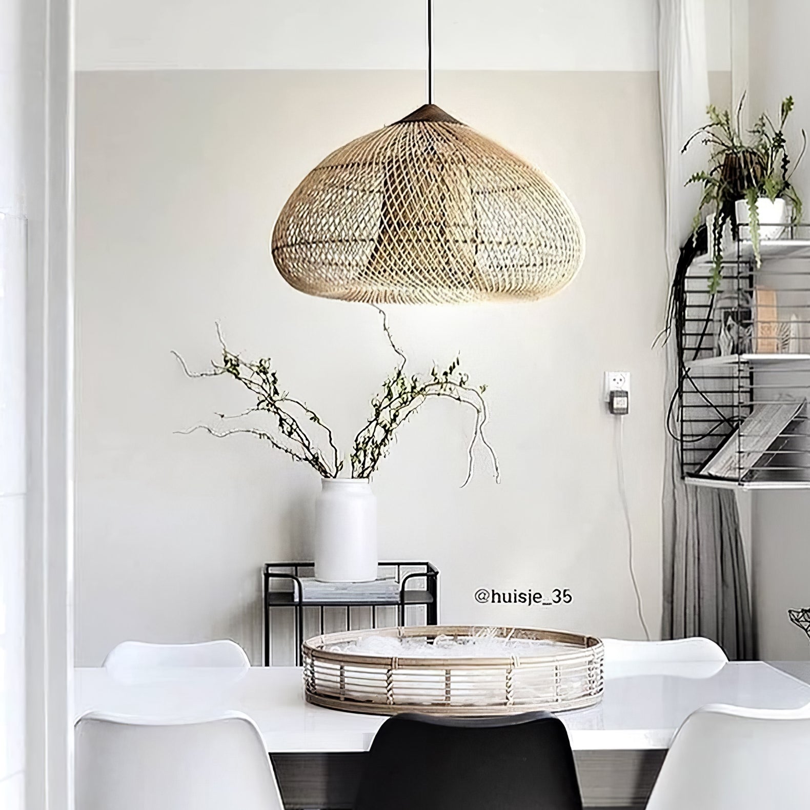 Braided Rattan Pendant Lamp - Letslighting