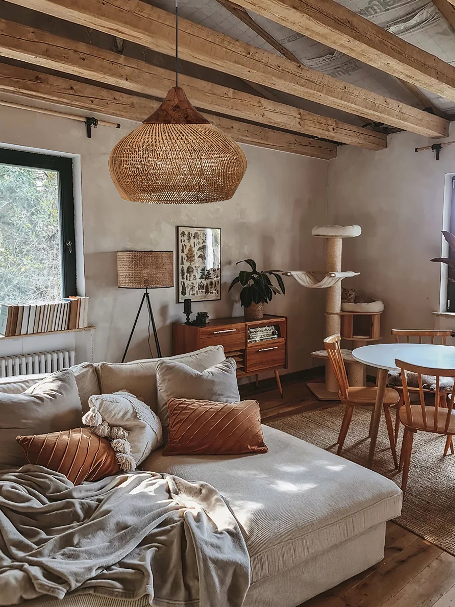 Braided Rattan Pendant Lamp - Letslighting