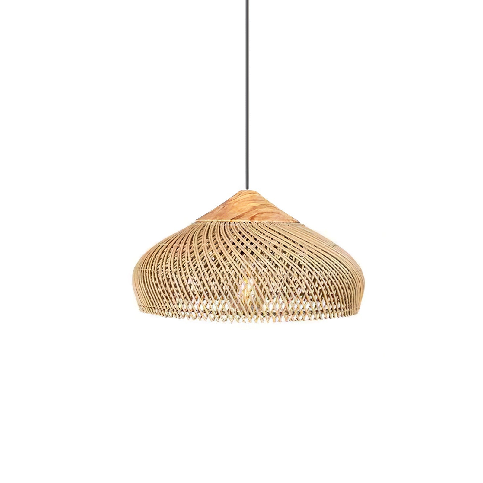 Braided Rattan Pendant Lamp - Letslighting