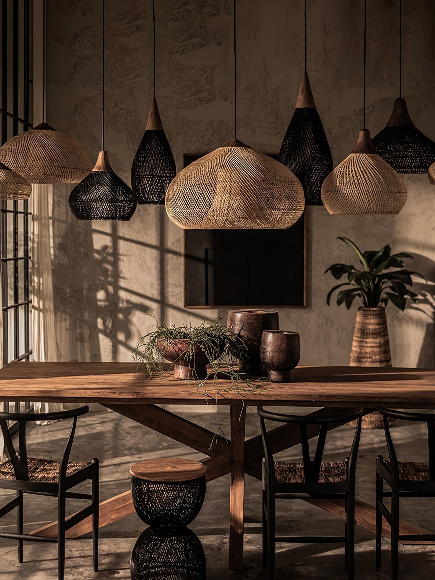 Braided Rattan Pendant Lamp - Letslighting