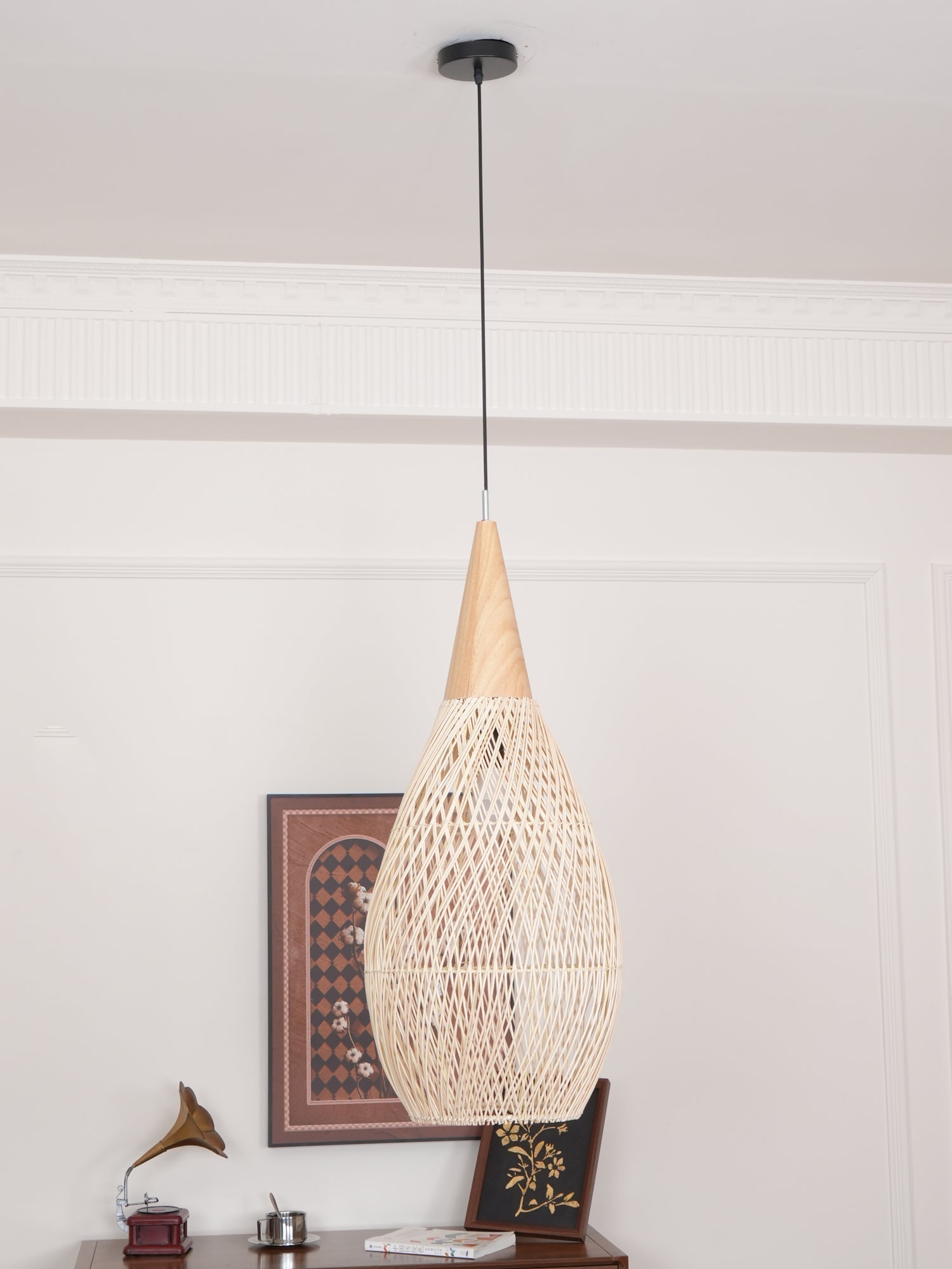 Braided Rattan Pendant Lamp - Letslighting