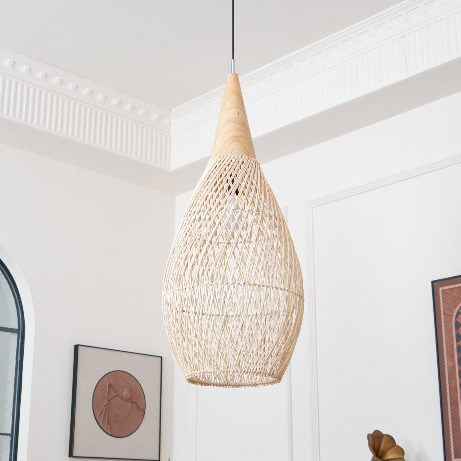 Braided Rattan Pendant Lamp - Letslighting
