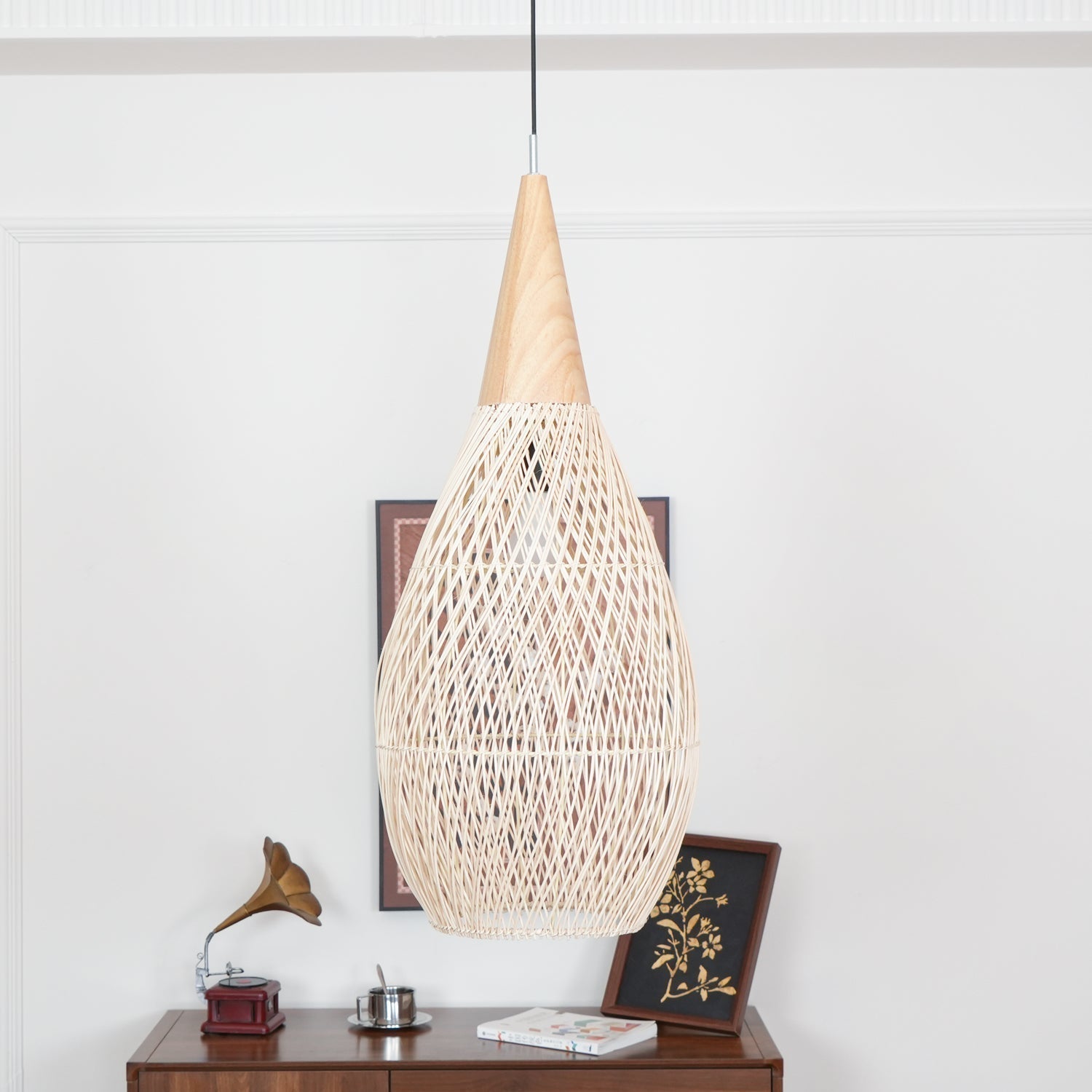 Braided Rattan Pendant Lamp - Letslighting