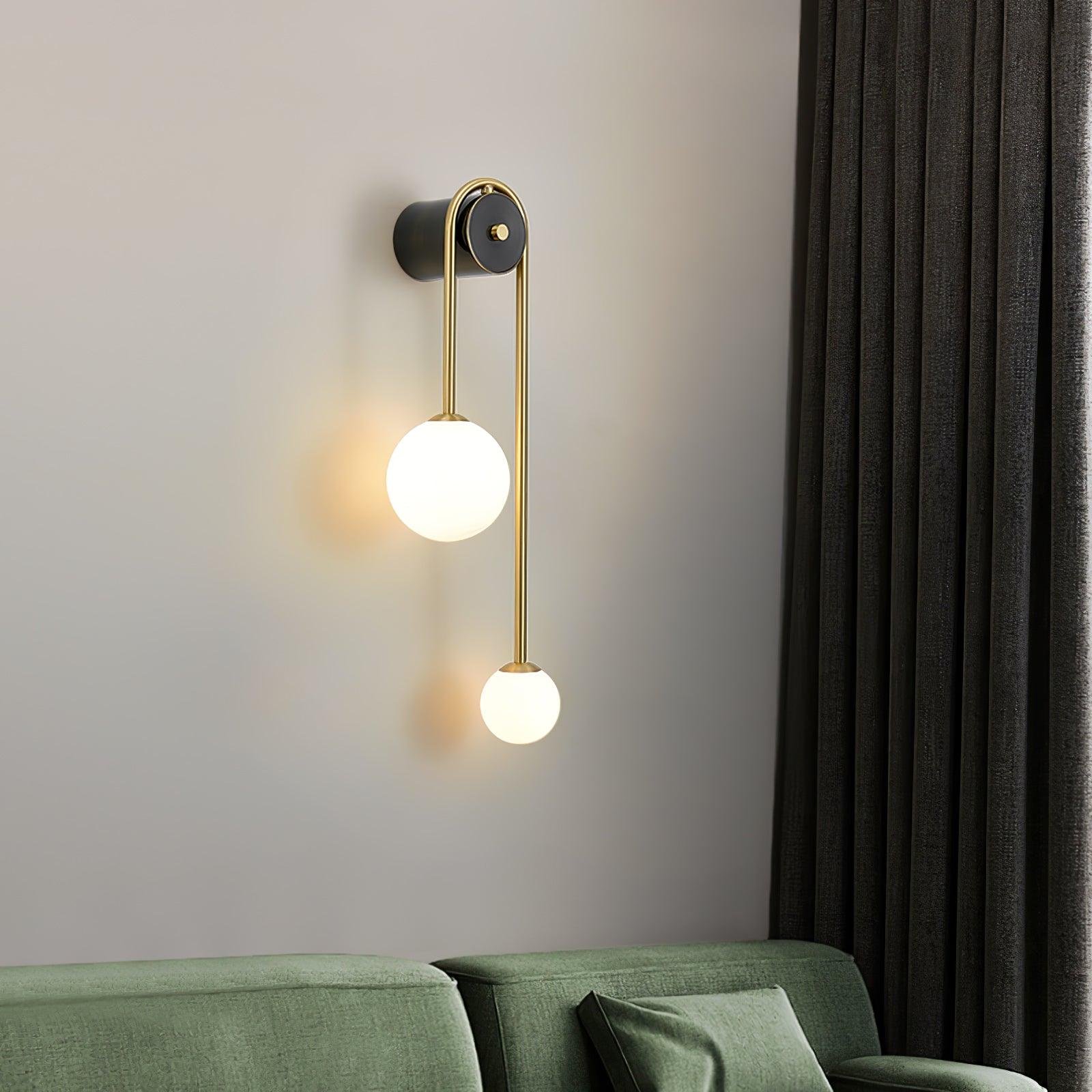 Brass Arc Wall Light - Letslighting