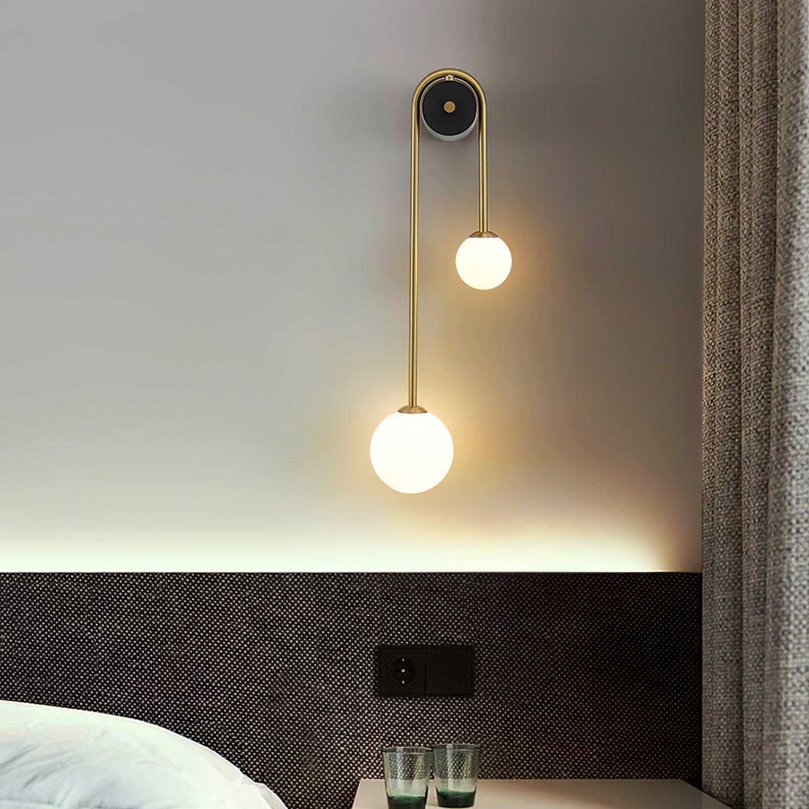 Brass Arc Wall Light - Letslighting