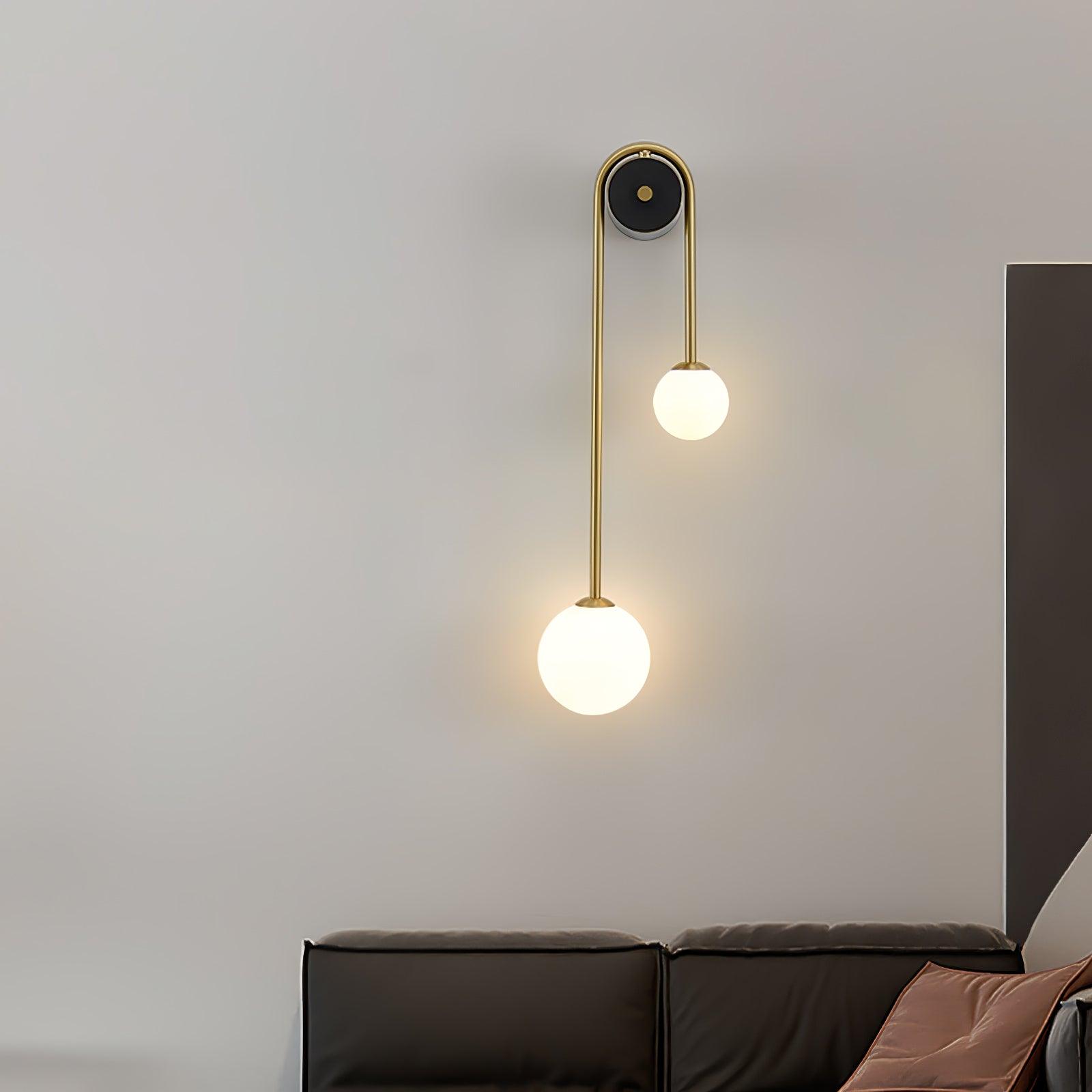 Brass Arc Wall Light - Letslighting