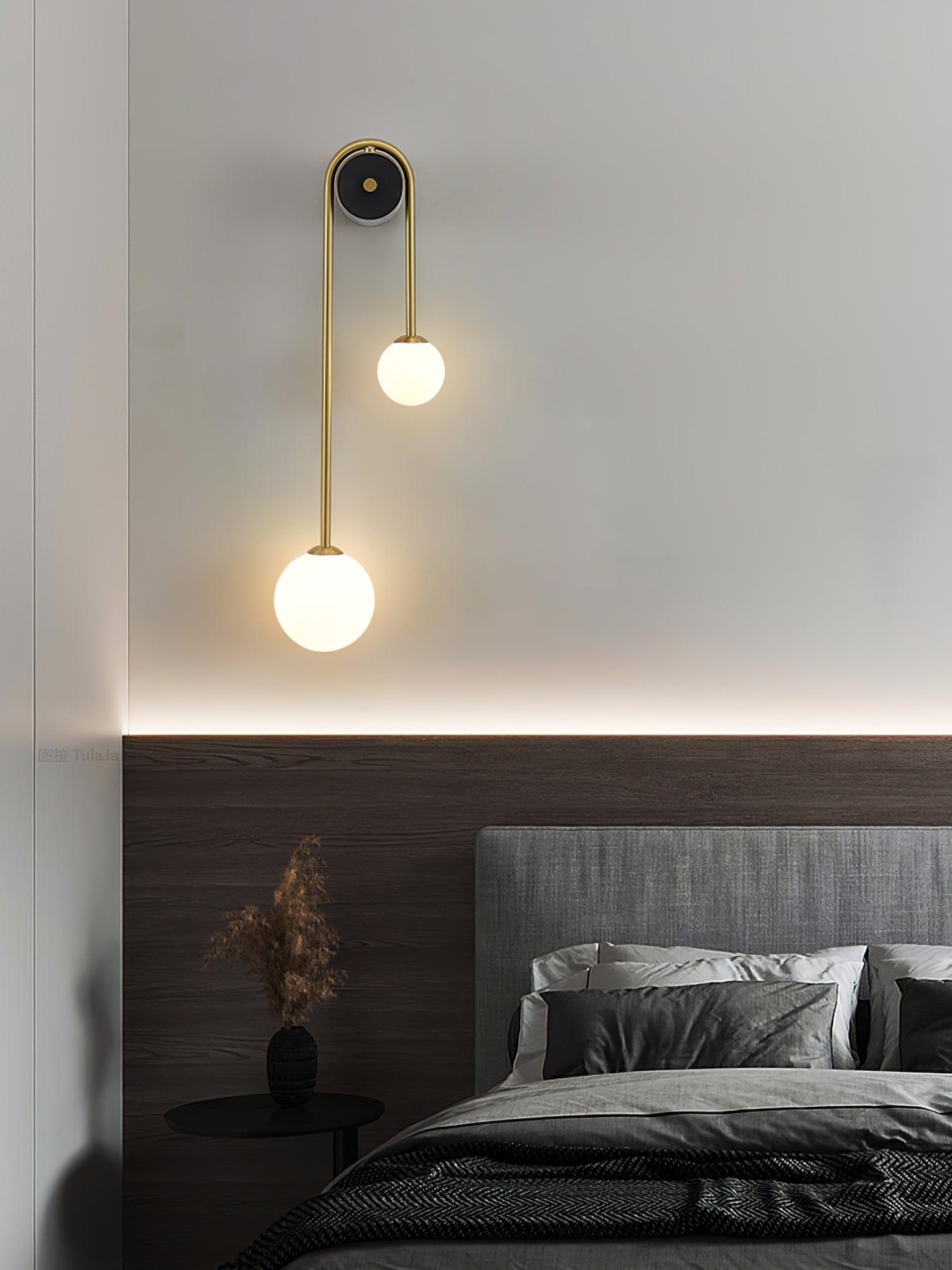 Brass Arc Wall Light - Letslighting