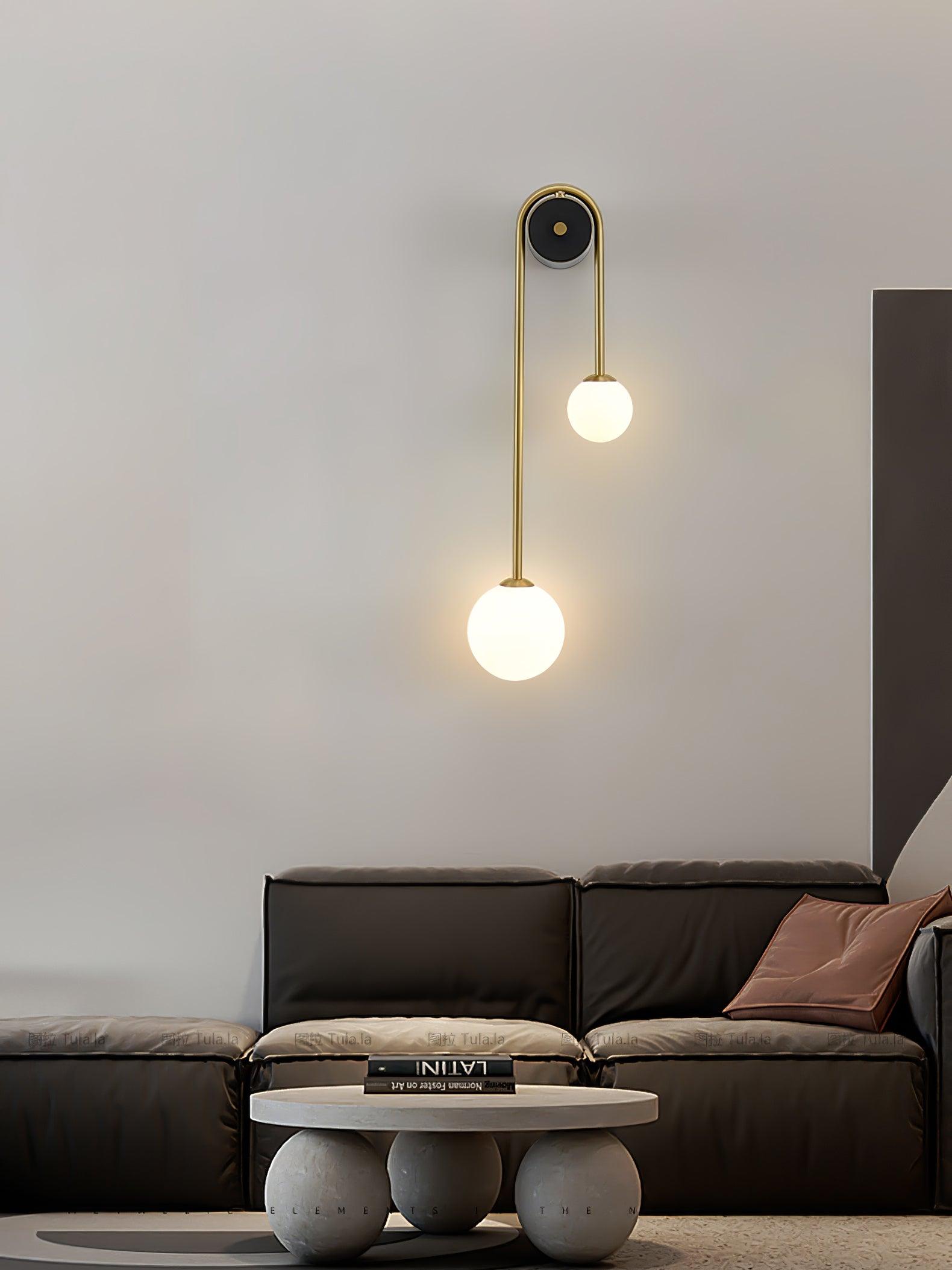 Brass Arc Wall Light - Letslighting