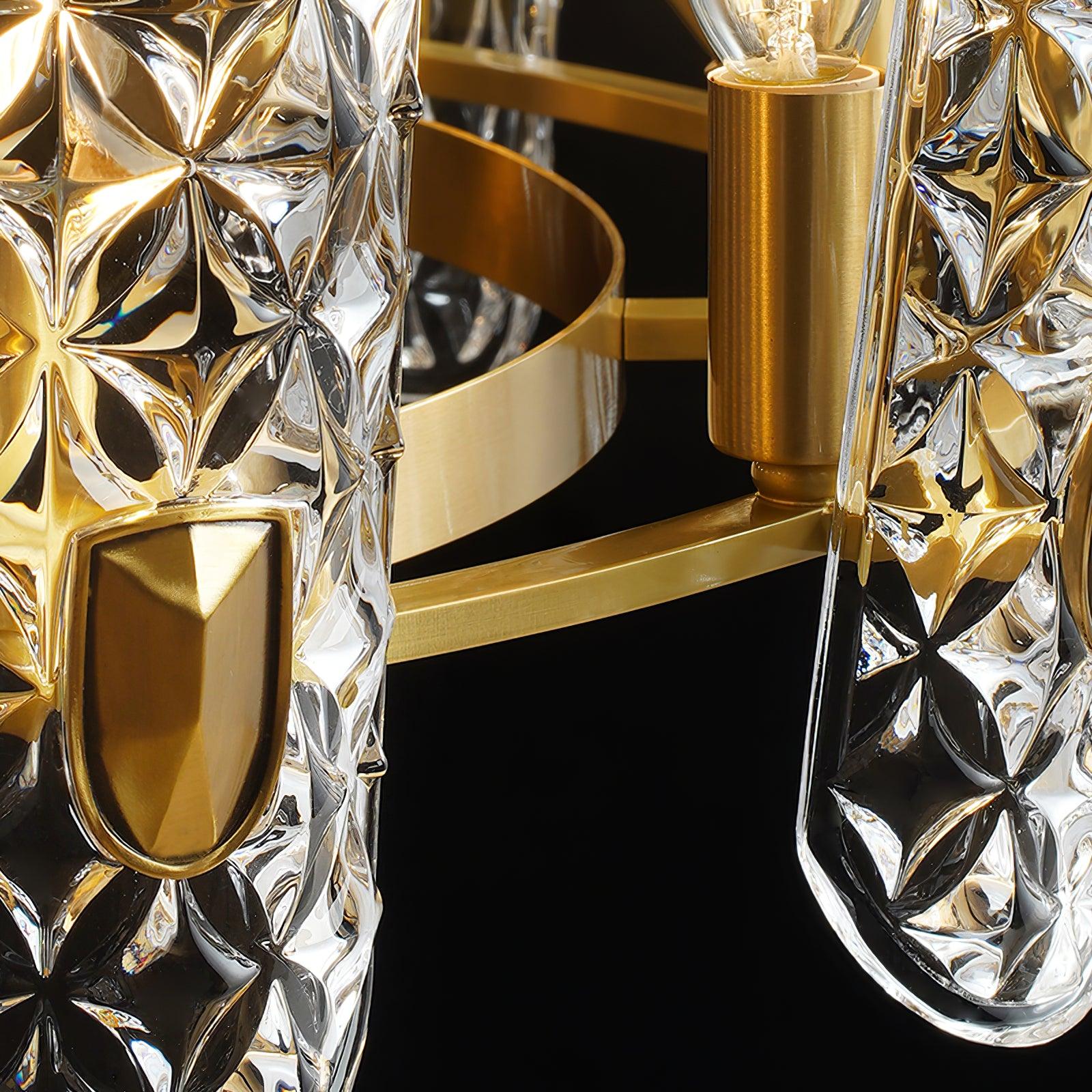 Brass Central Chandelier - Letslighting