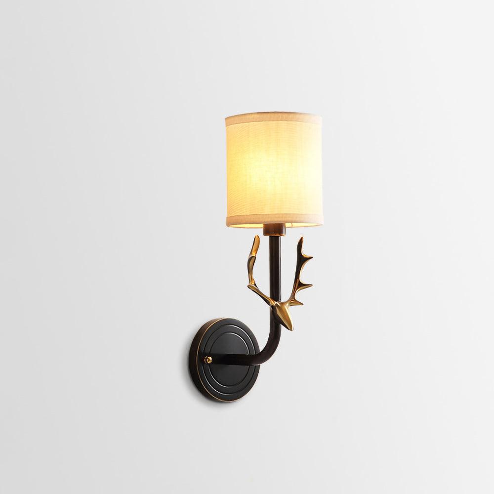 Brass Deer Head Wall Light - Letslighting