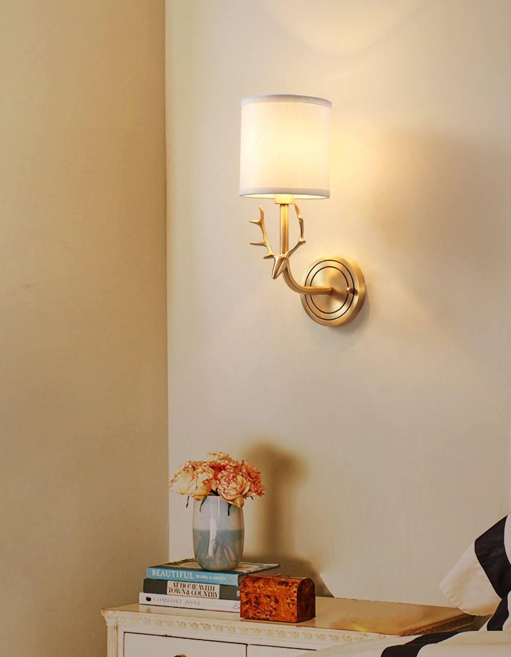 Brass Deer Head Wall Light - Letslighting