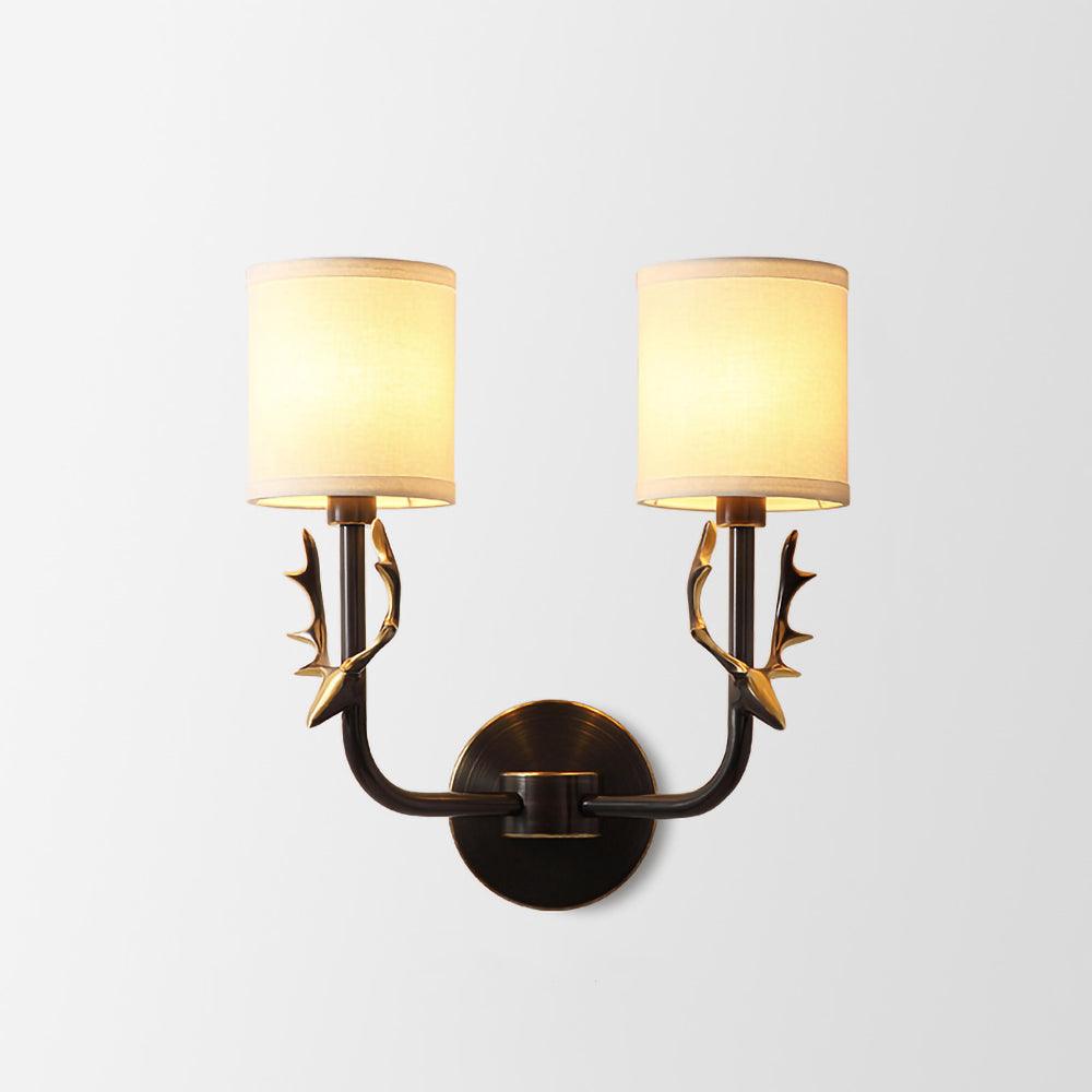 Brass Deer Head Wall Light - Letslighting