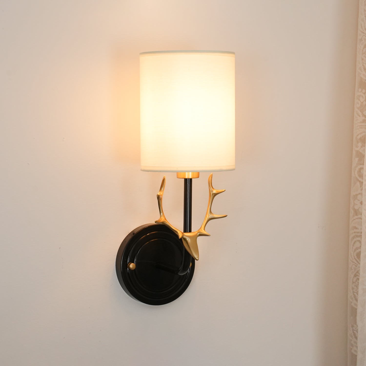 Brass Deer Head Wall Light - Letslighting