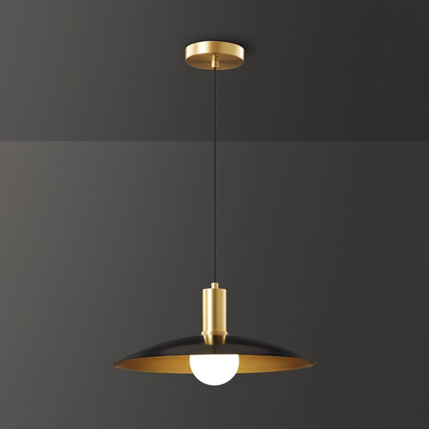 Brass Flared Pendant Lamp - Letslighting