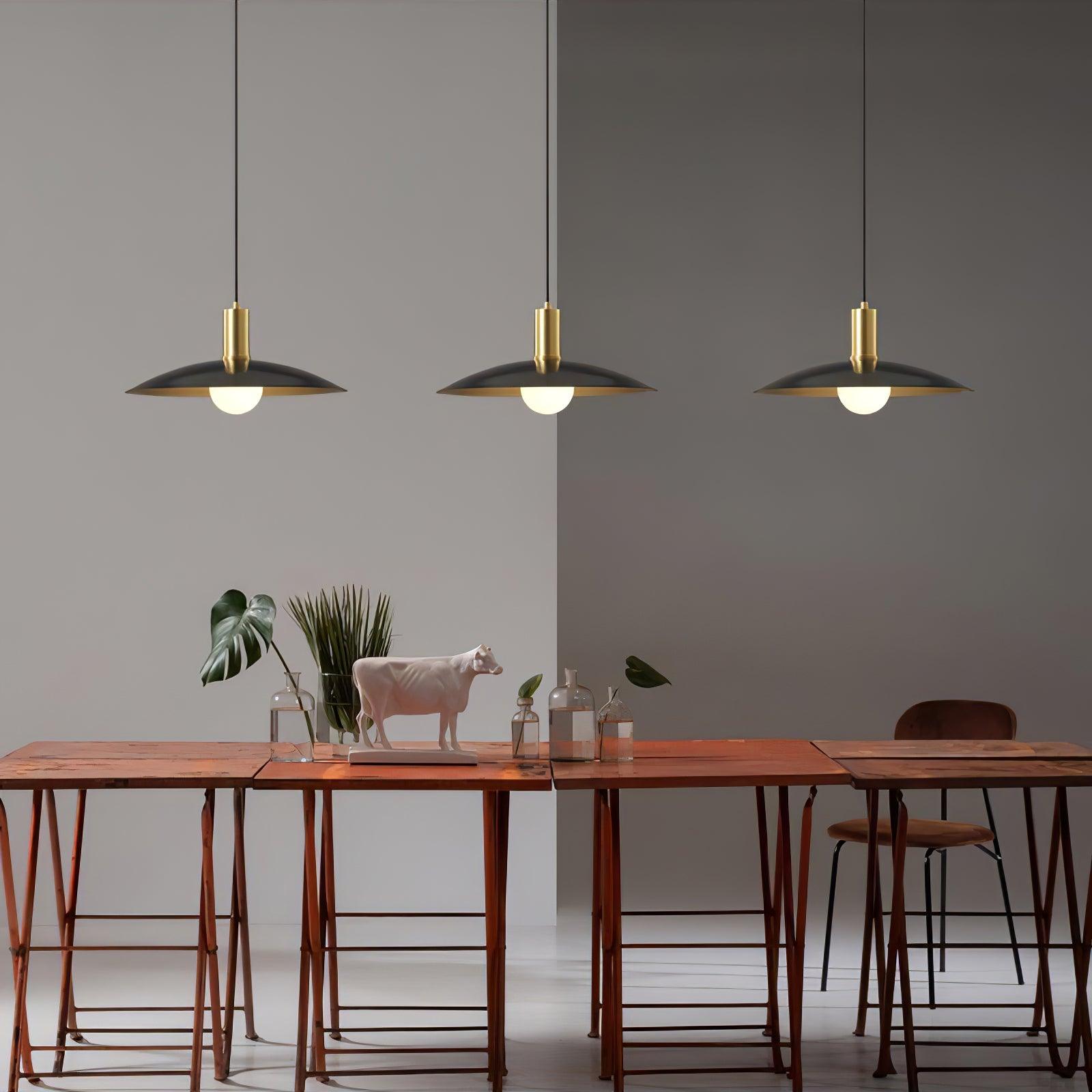 Brass Flared Pendant Lamp - Letslighting
