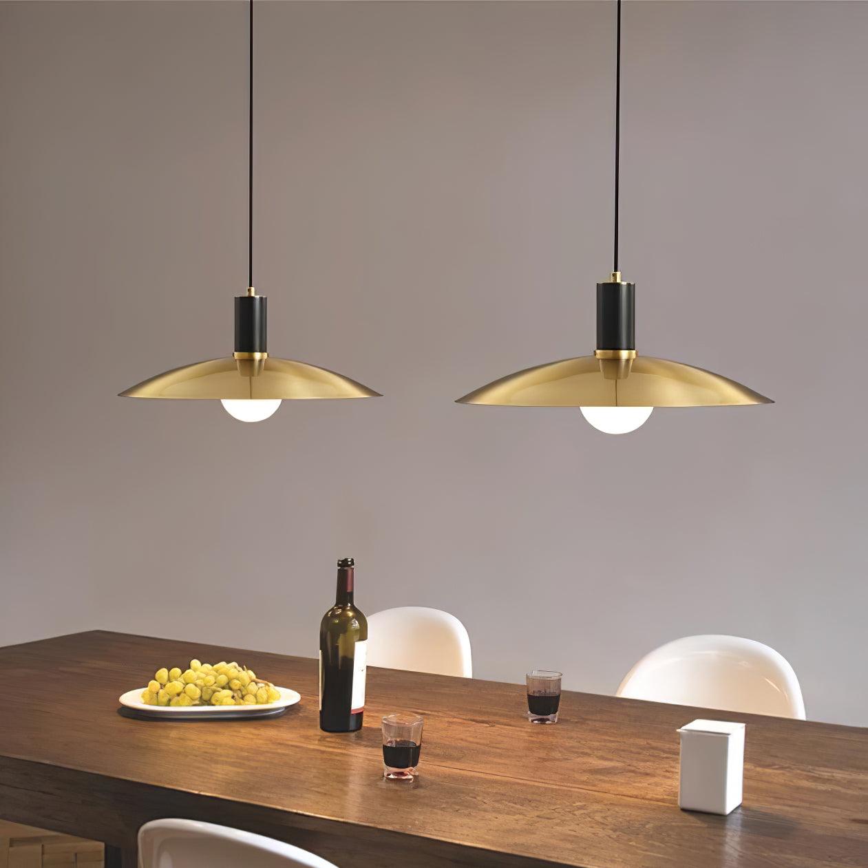 Brass Flared Pendant Lamp - Letslighting