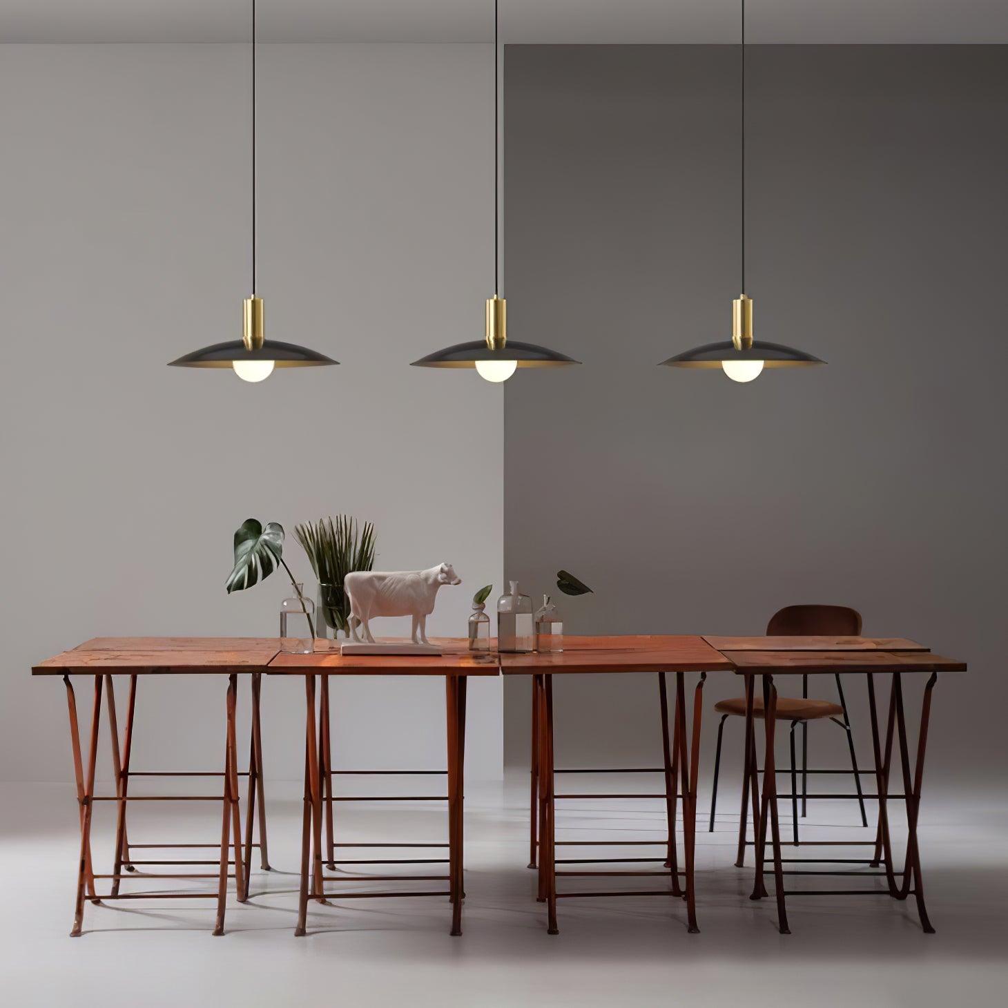 Brass Flared Pendant Lamp - Letslighting