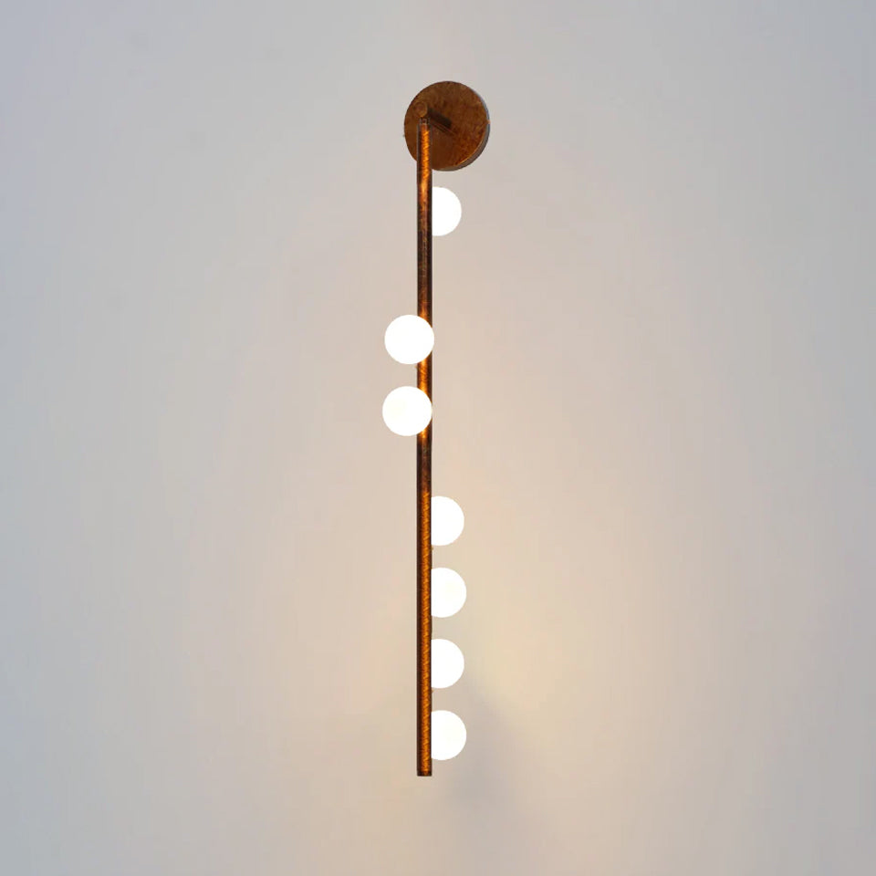 Brass Glass Tube Wall Lamp - Letslighting