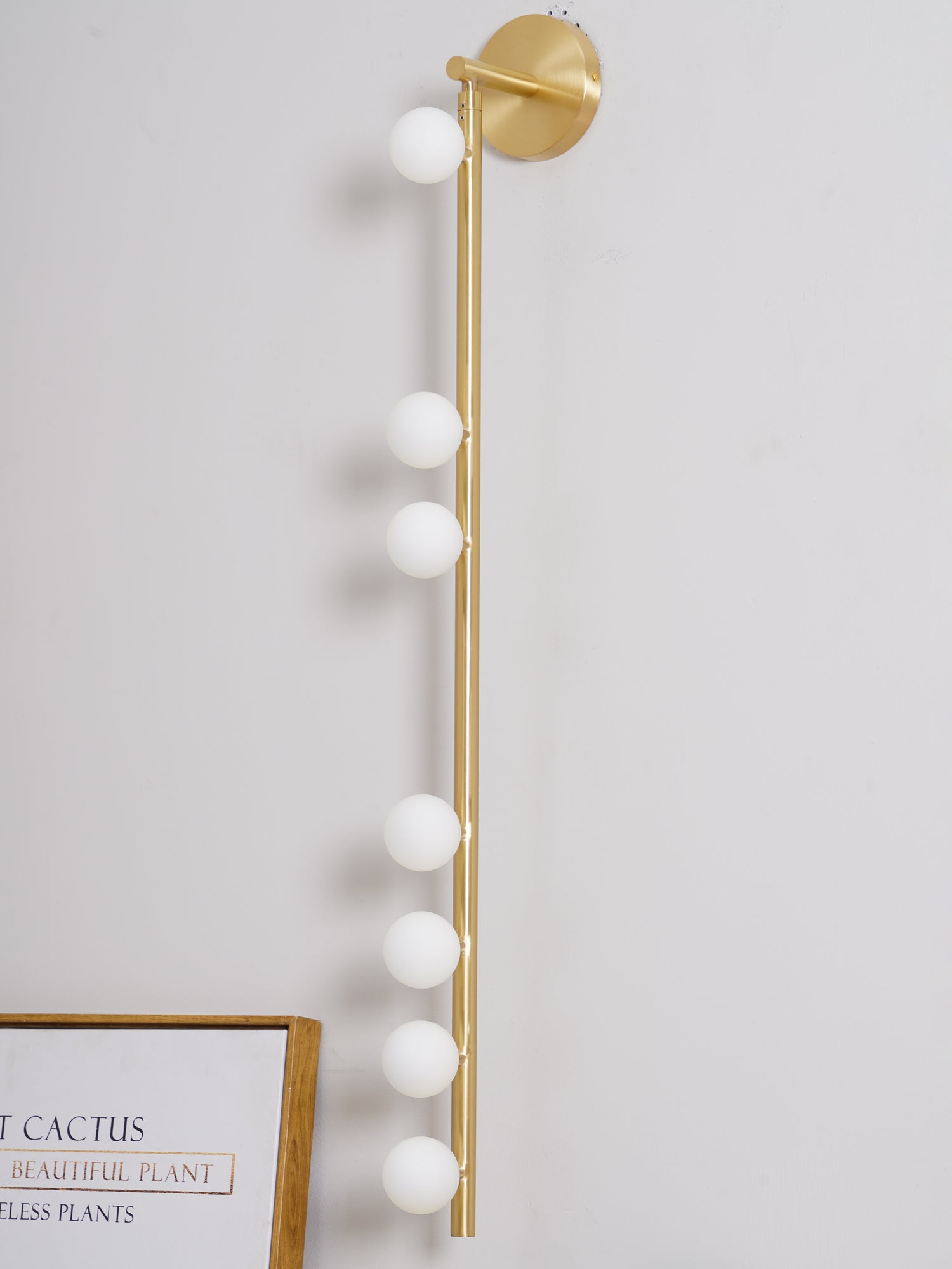 Brass Glass Tube Wall Lamp - Letslighting