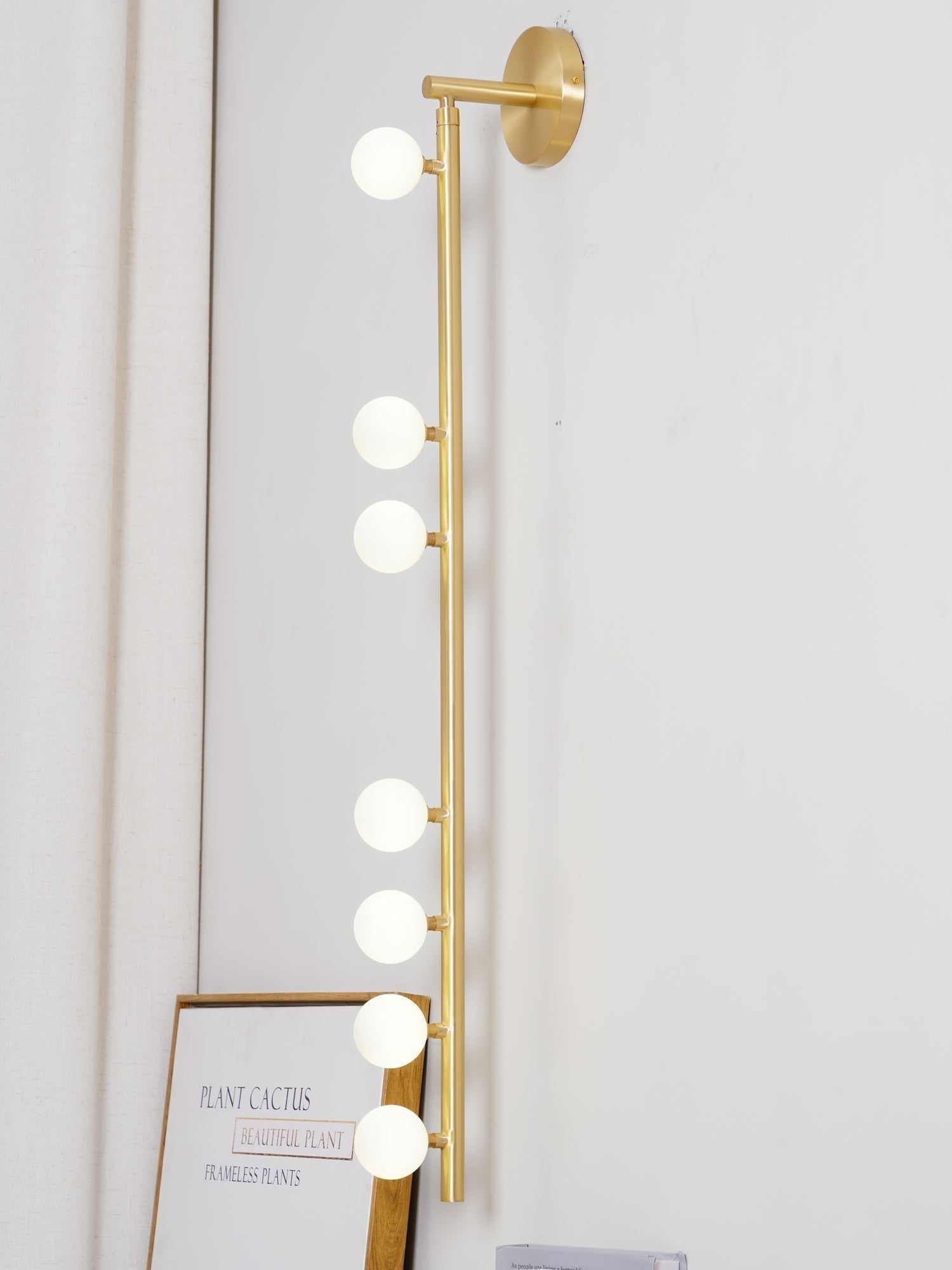 Brass Glass Tube Wall Lamp - Letslighting