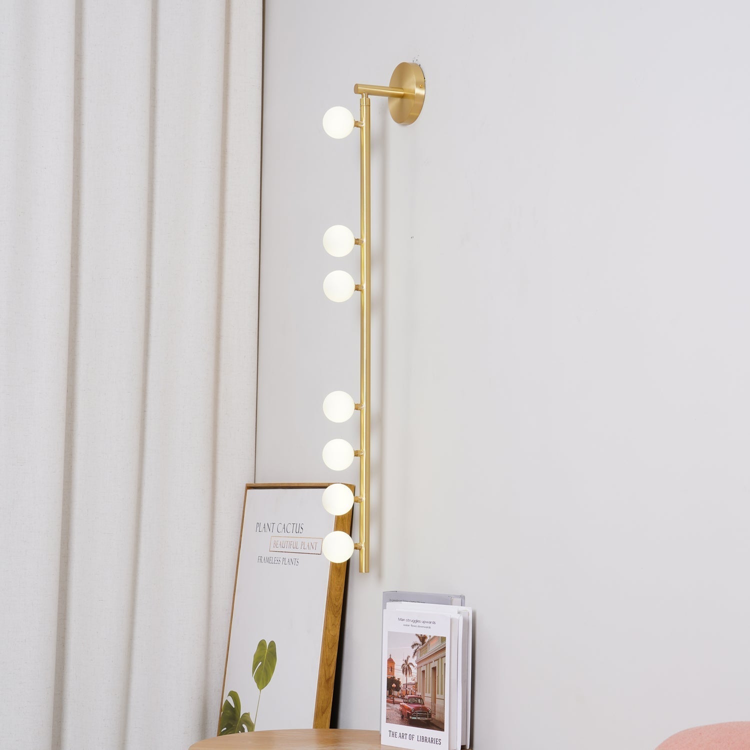 Brass Glass Tube Wall Lamp - Letslighting