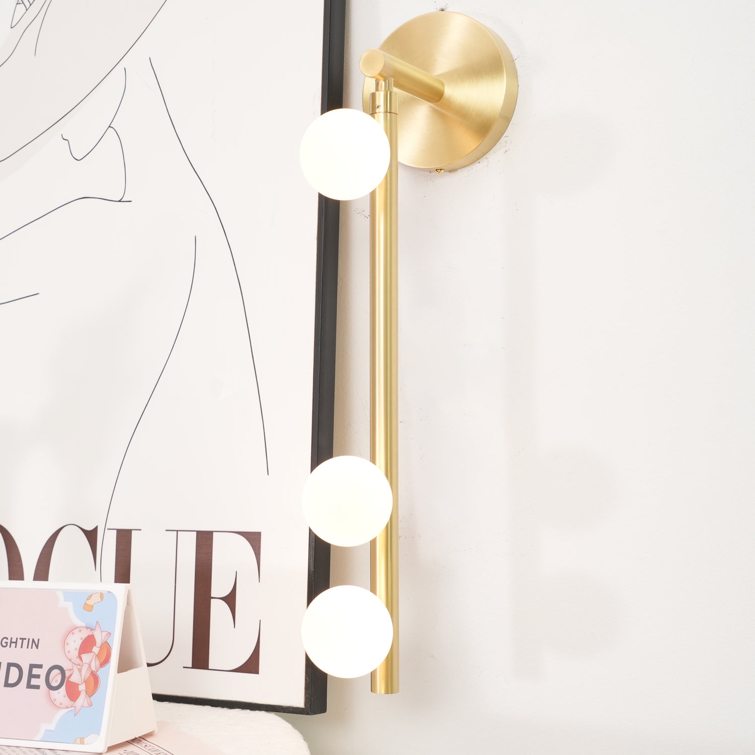 Brass Glass Tube Wall Lamp - Letslighting