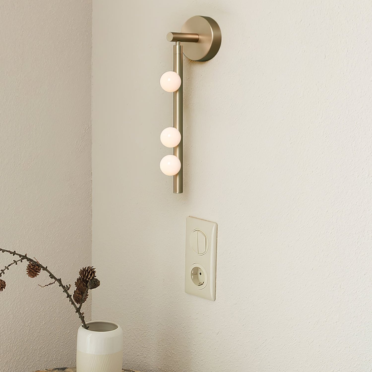 Brass Glass Tube Wall Lamp - Letslighting