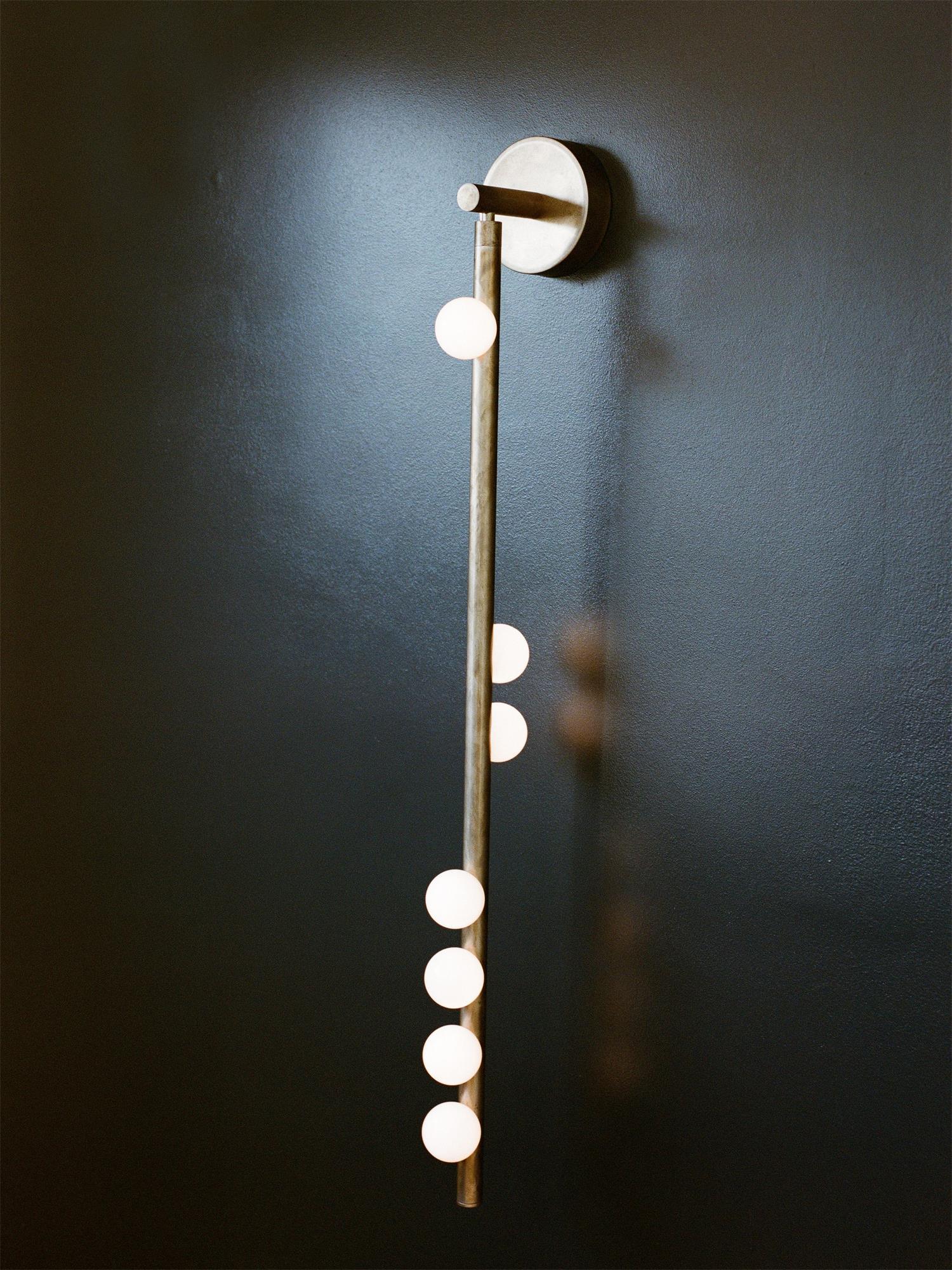 Brass Glass Tube Wall Lamp - Letslighting