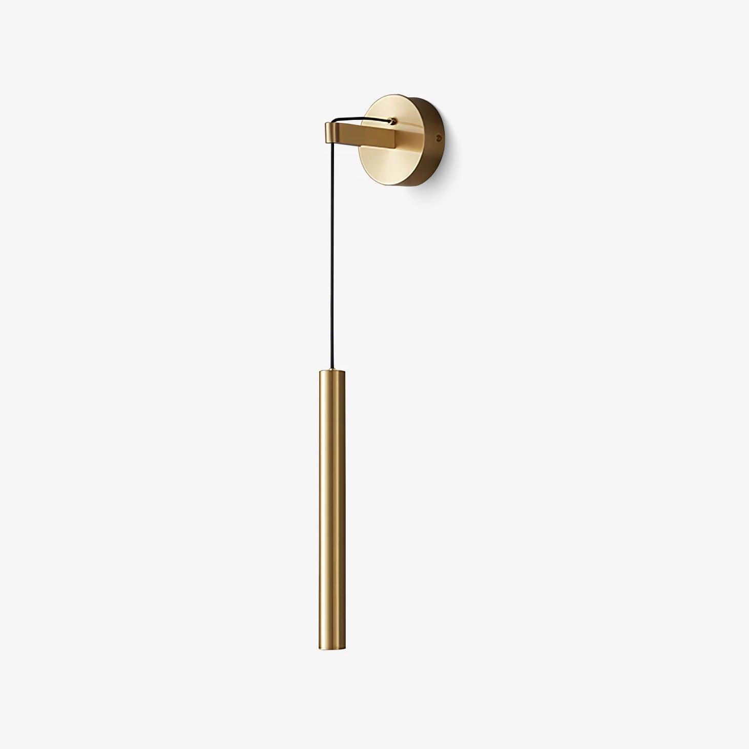 Thomasina Modern Minimalist Line Brass Wall Light - Letslighting