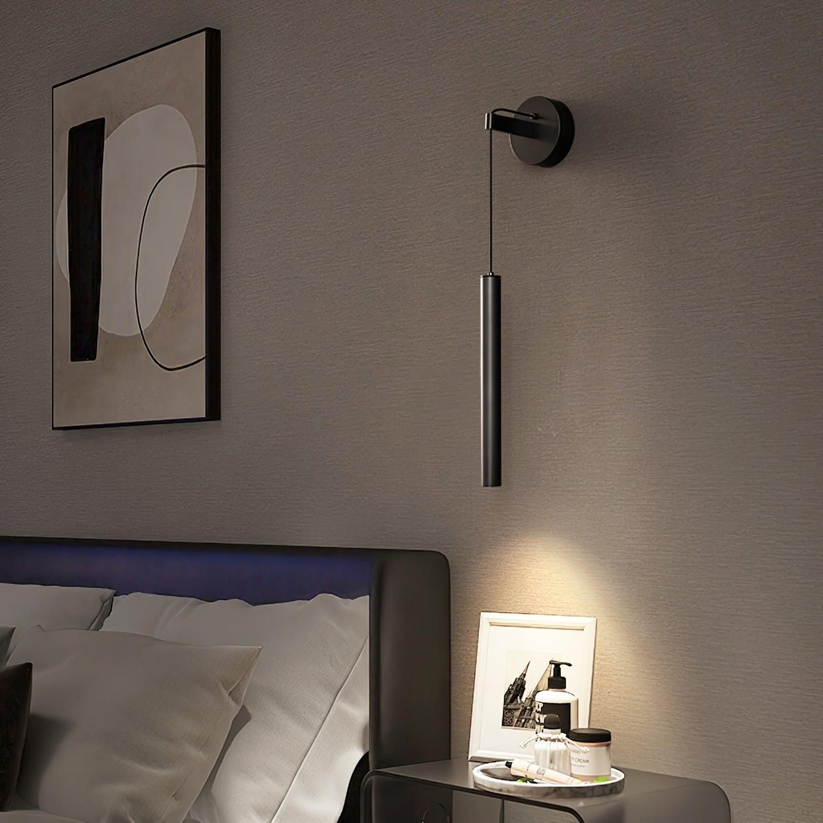 Thomasina Modern Minimalist Line Brass Wall Light - Letslighting
