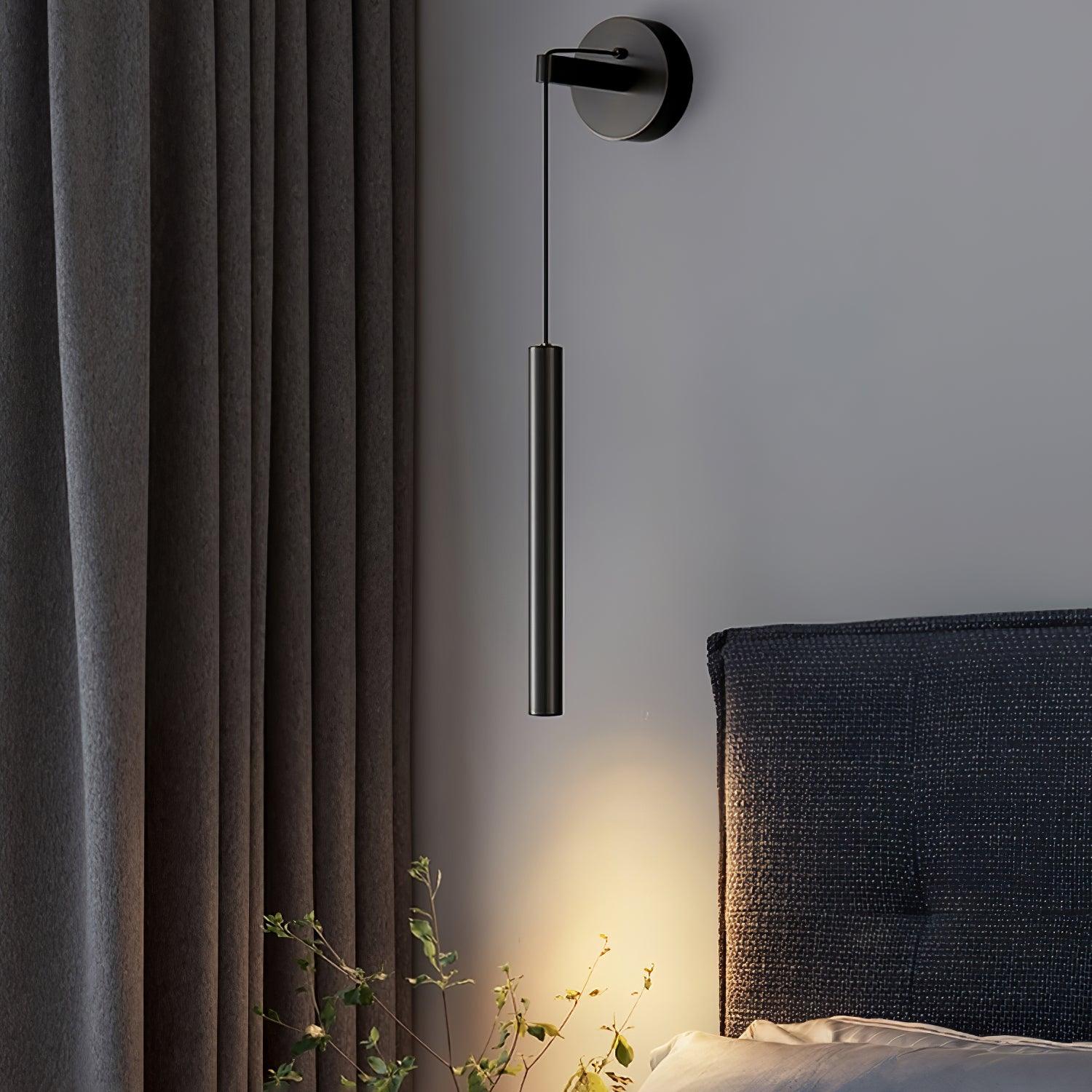 Thomasina Modern Minimalist Line Brass Wall Light - Letslighting