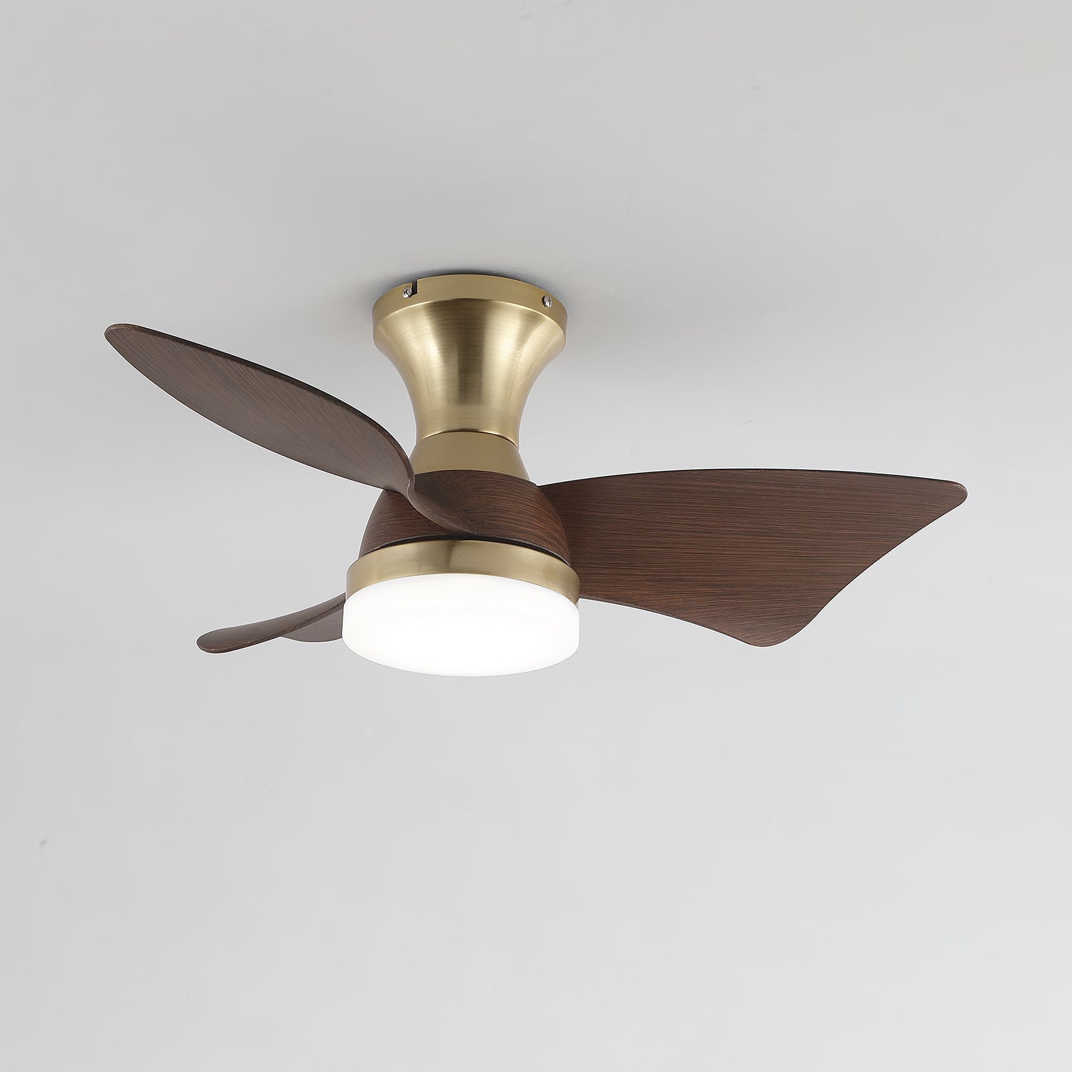 Vista superior de la Lámpara Ventilador de Techo Aureon