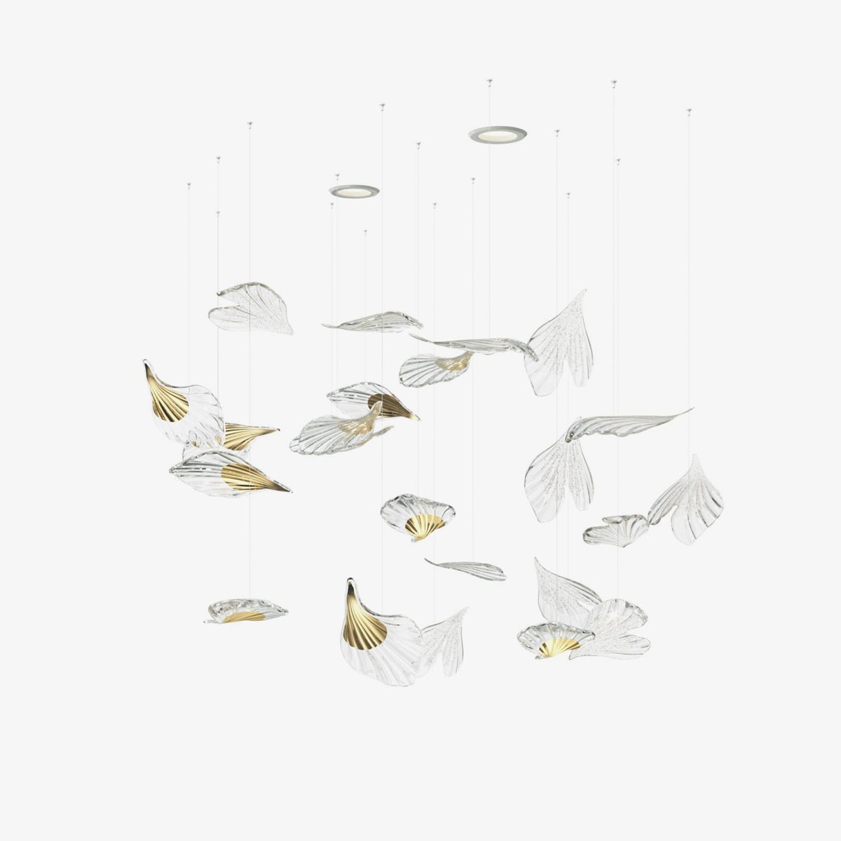 Asorus Artistic Leaf-Shape Chandelier - Letslighting