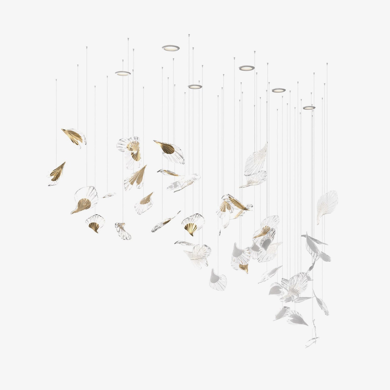 Asorus Artistic Leaf-Shape Chandelier - Letslighting